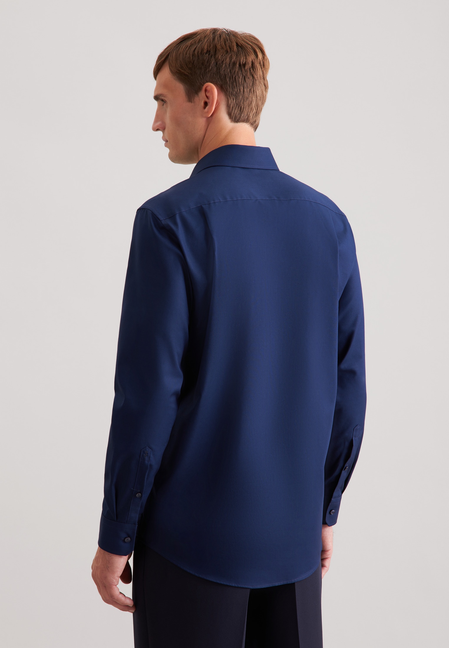 seidensticker Chemise d'affaires »Schwarze Rose« Regular 1/1 Kentkragen Uni