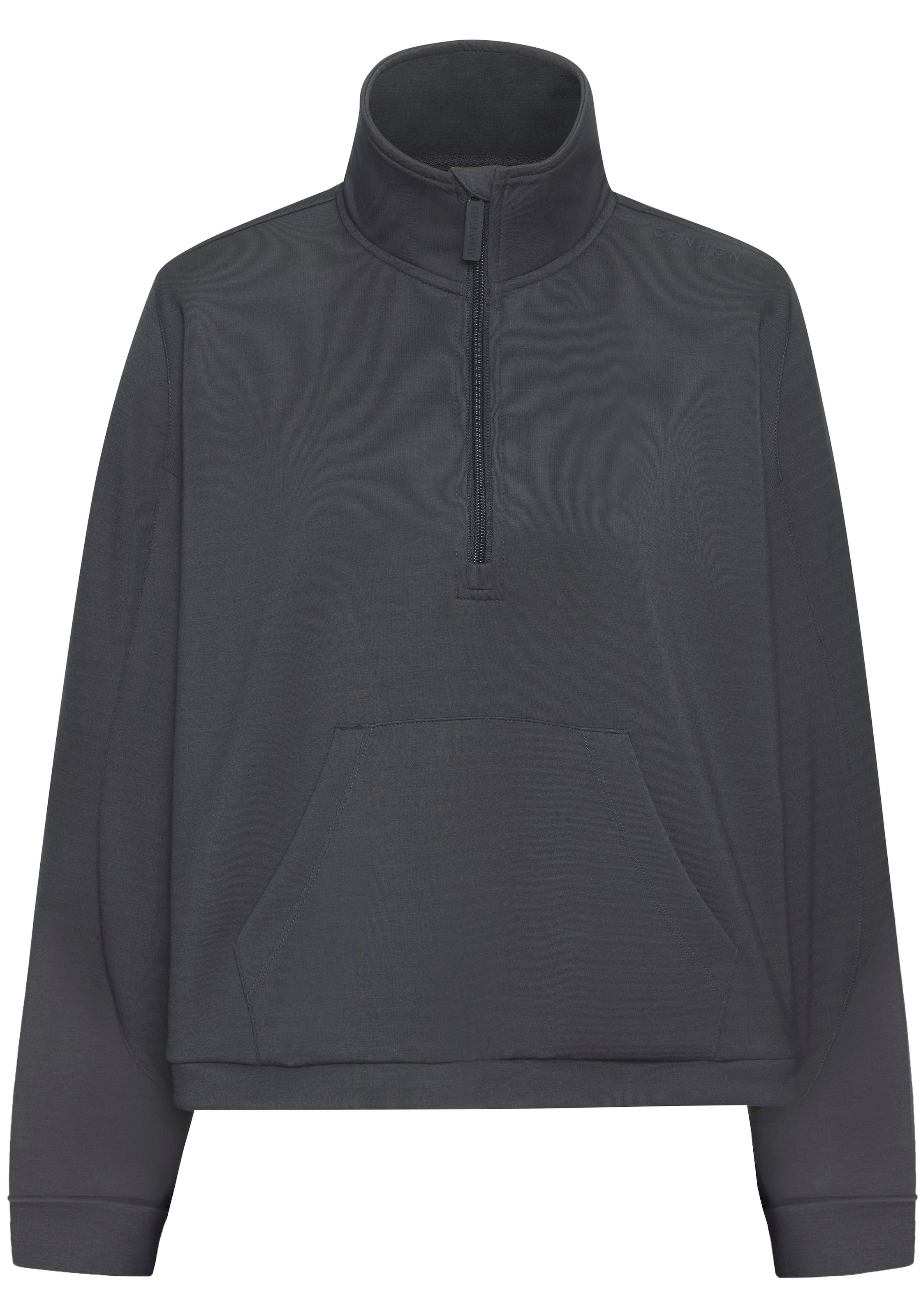Copenhagen Studios Langarmshirt, aus hochwertigem Material mit Stehkragen und Reissverschluss