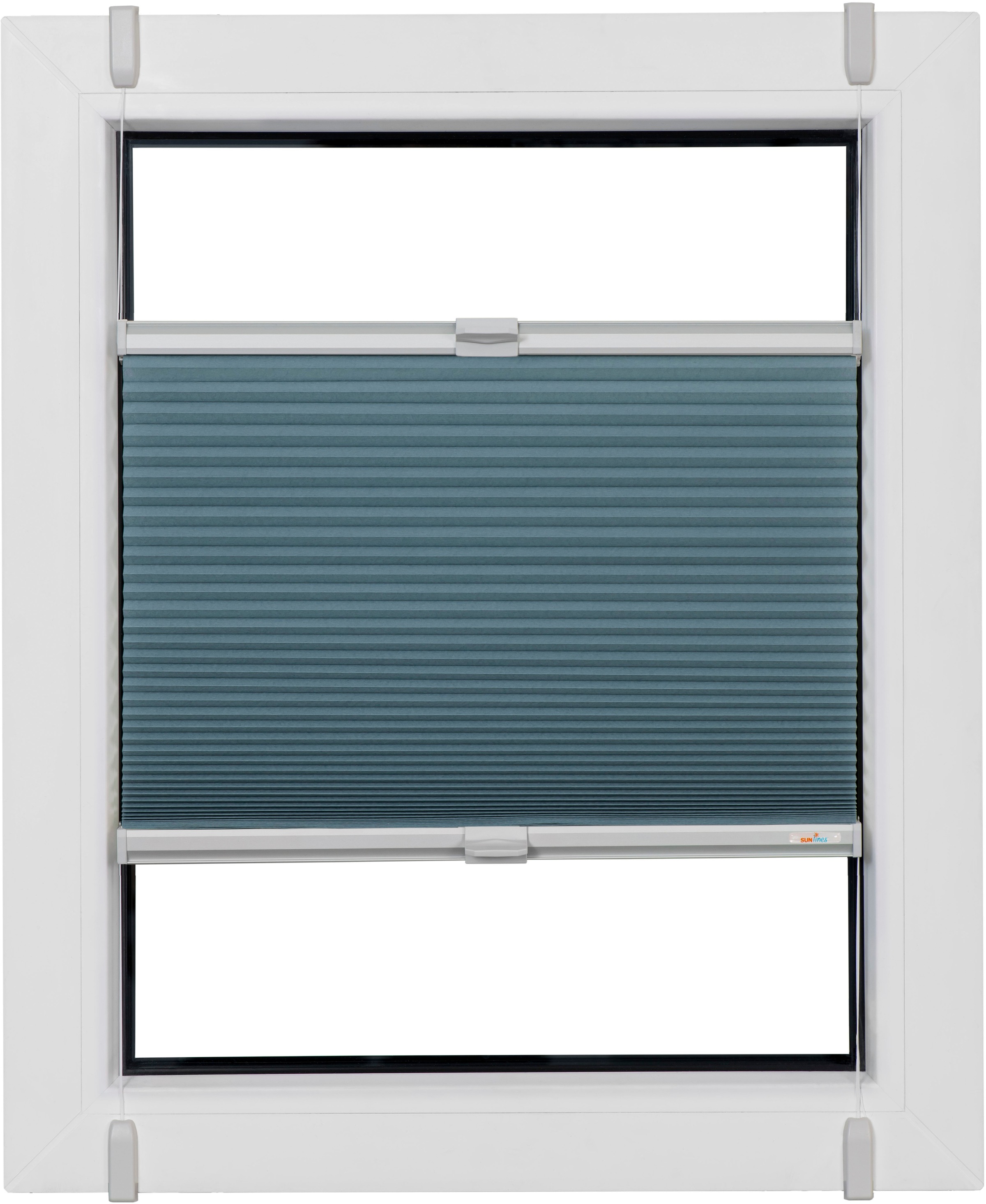 Image of sunlines Wabenplissee »One Size Style Honeycomb TL«, blickdicht, ohne Bohren, verspannt, Zubehörfarbe grau, zum Klemmen bei Ackermann Versand Schweiz