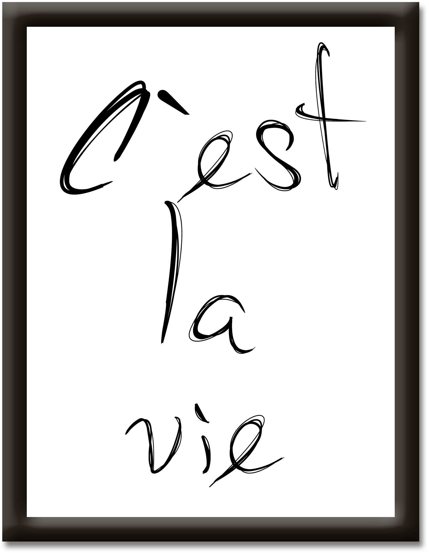 Artland Wandbild »So ist das Leben«, Sprüche & Texte, (1 St.) günstig