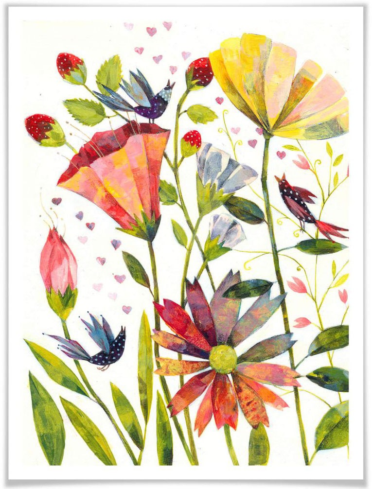 Image of Wall-Art Poster »Märchen Wandbilder Wilde Sommerwiese«, Landschaft, (1 St.), Poster, Wandbild, Bild, Wandposter bei Ackermann Versand Schweiz