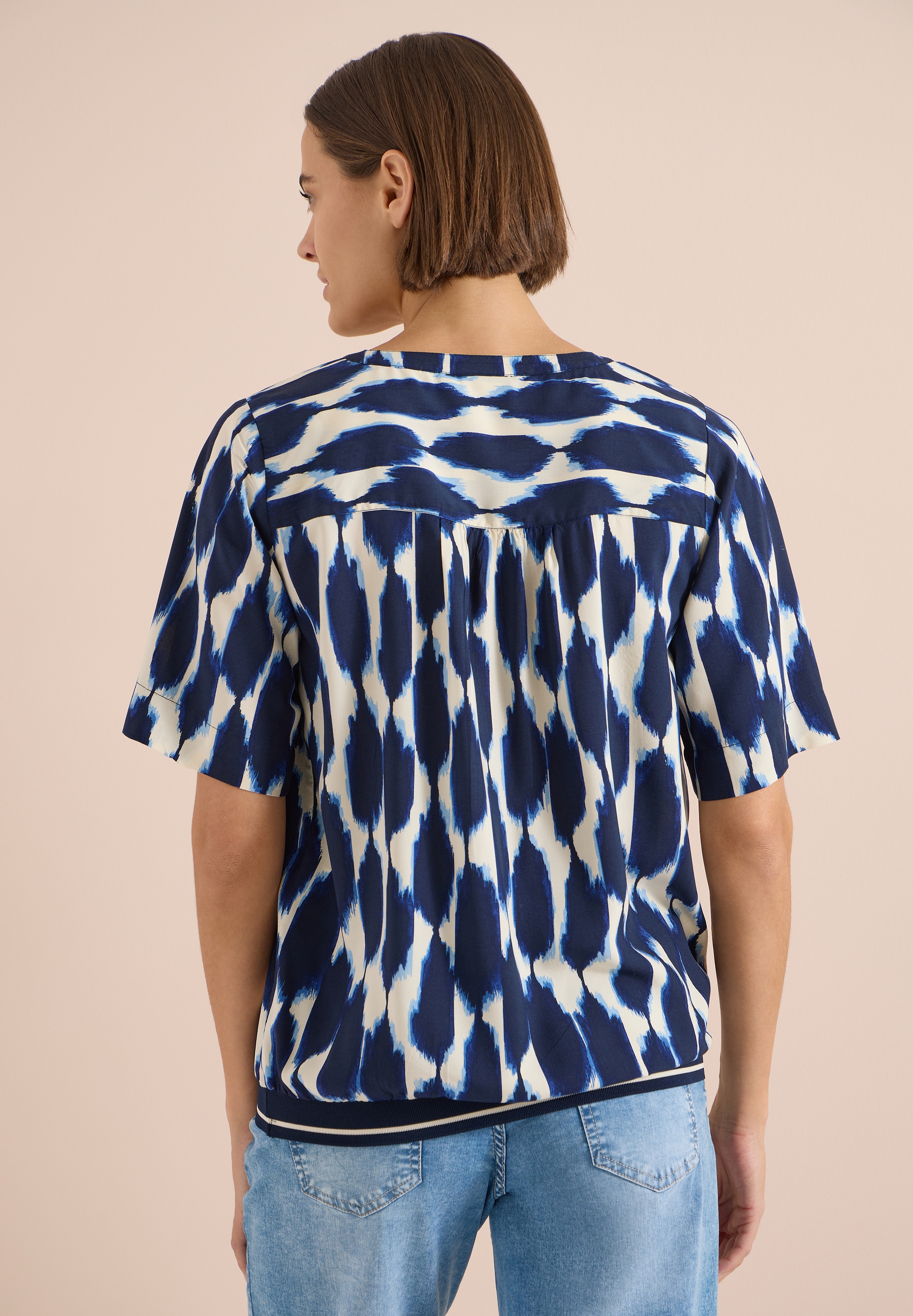 Cecil Chemisier à chemise t-shirt d'été avec motif graphique