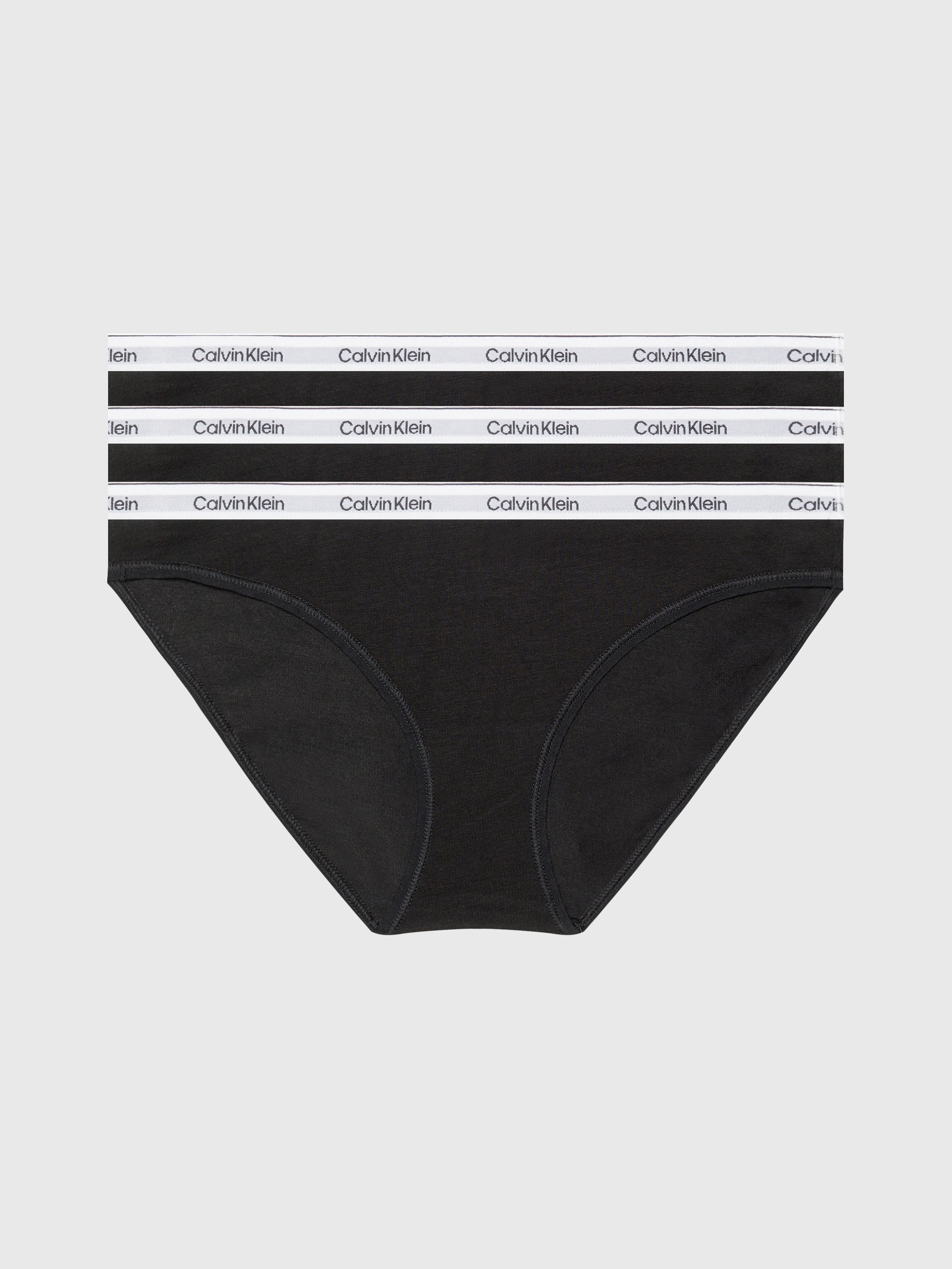 Calvin Klein Underwear Bikinislip »3 PACK BIKINI (LOW-RISE)«, (Packung, 3 St., 3er-Pack), mit Logobund