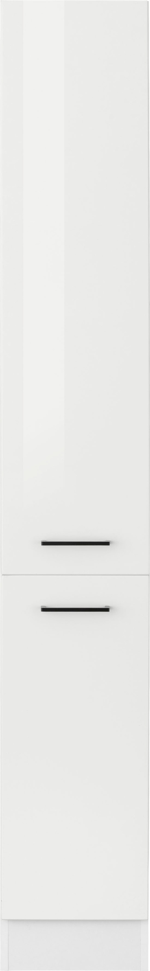 Image of KOCHSTATION Apothekerschrank "KS-Trier" 30 cm breit, 200 cm hoch, mit 2 Auszügen und 5 Ablagen
