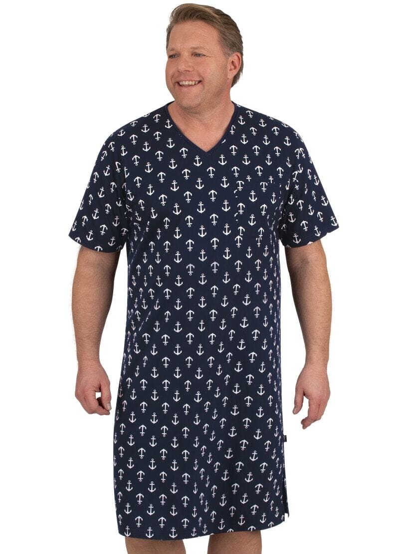 ♕ Trigema Pyjama »TRIGEMA Herren Nachthemd mit Anker-Druck«  versandkostenfrei auf
