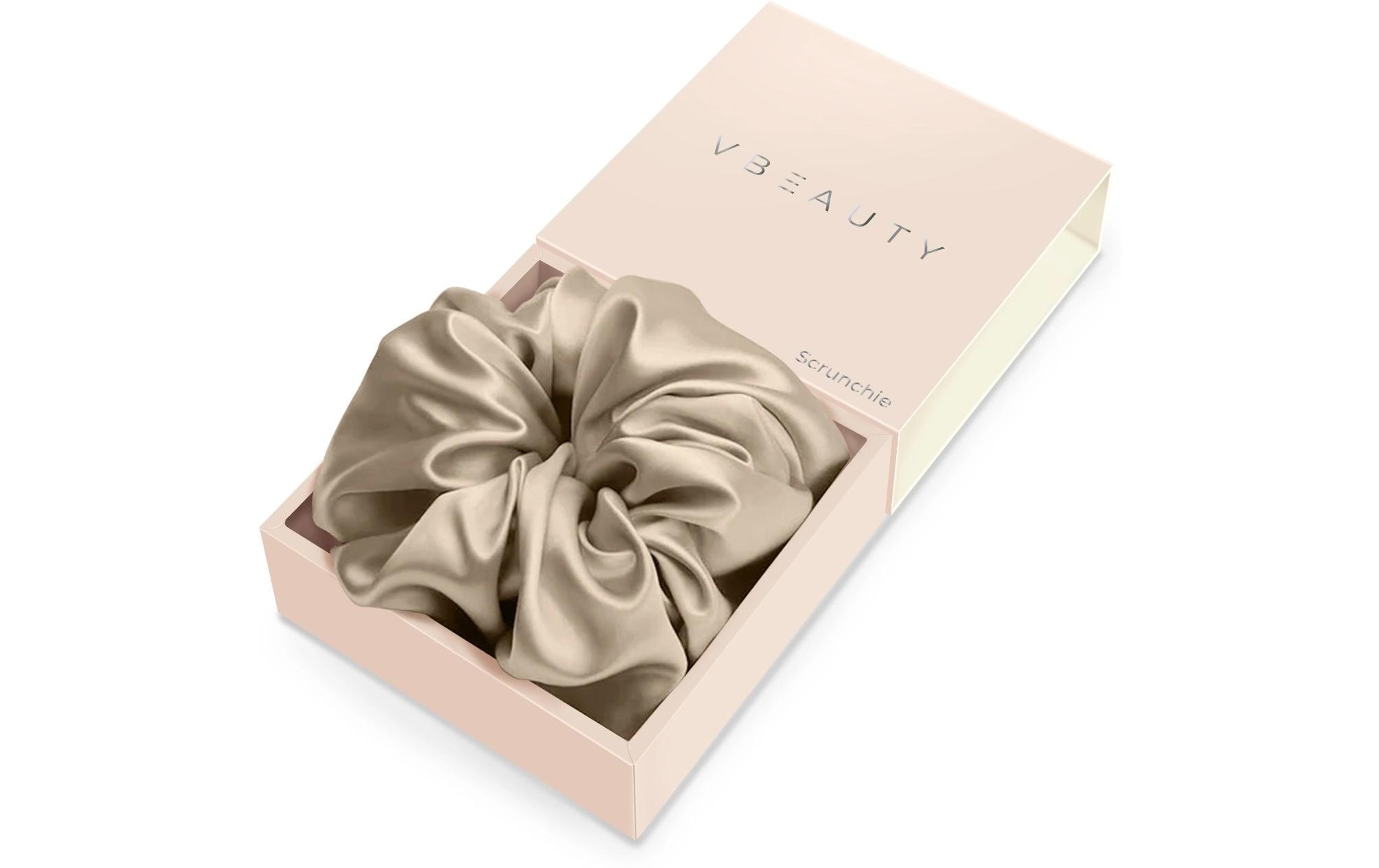 Image of Haargummi "VBEAUTY Seiden Scrunchie – Maulbeerseide"