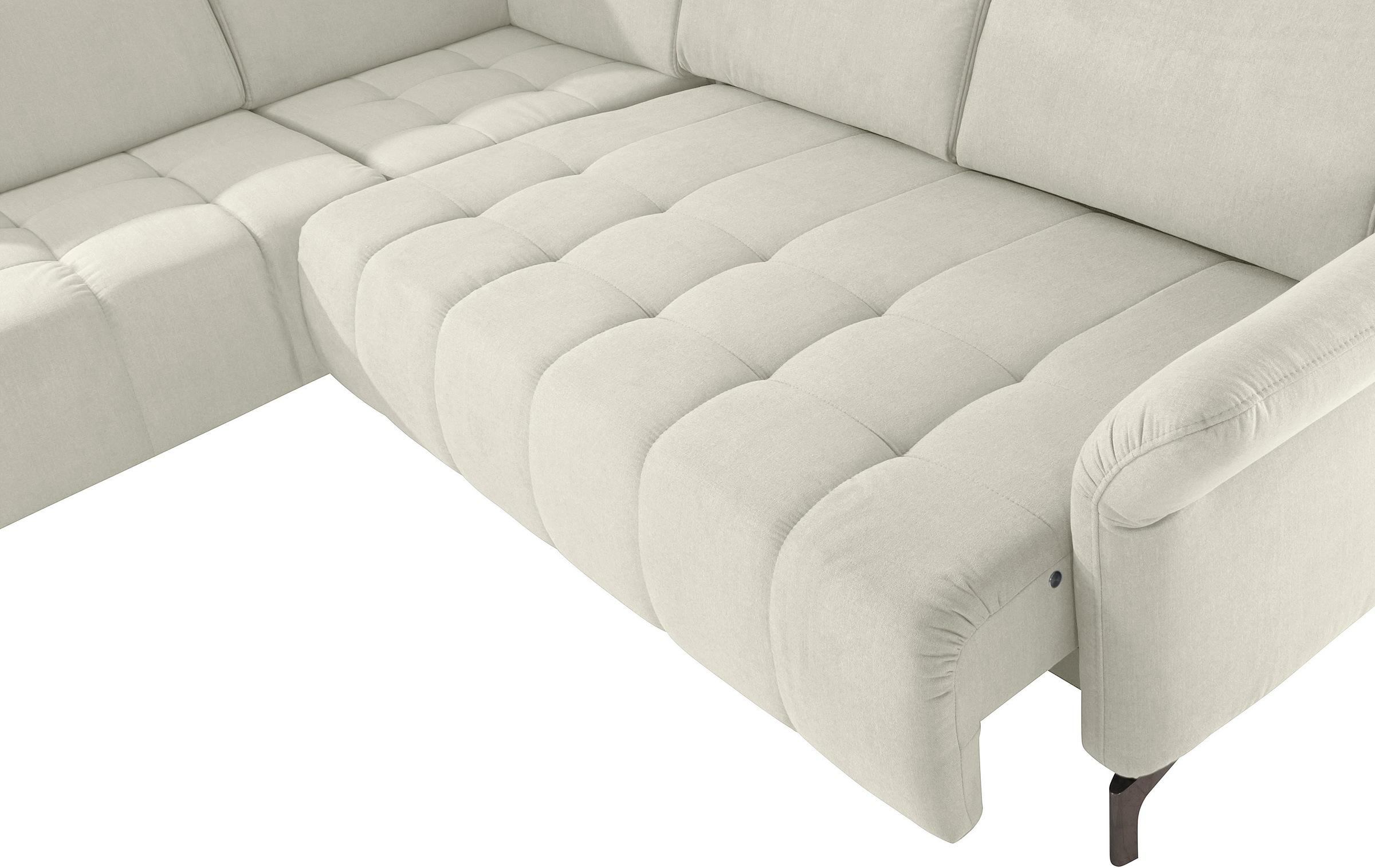 INOSIGN Ecksofa »Fresh L-Form«, Federkern, wahlweise Kopfteilverstellung und motorischer Vorziehsitz
