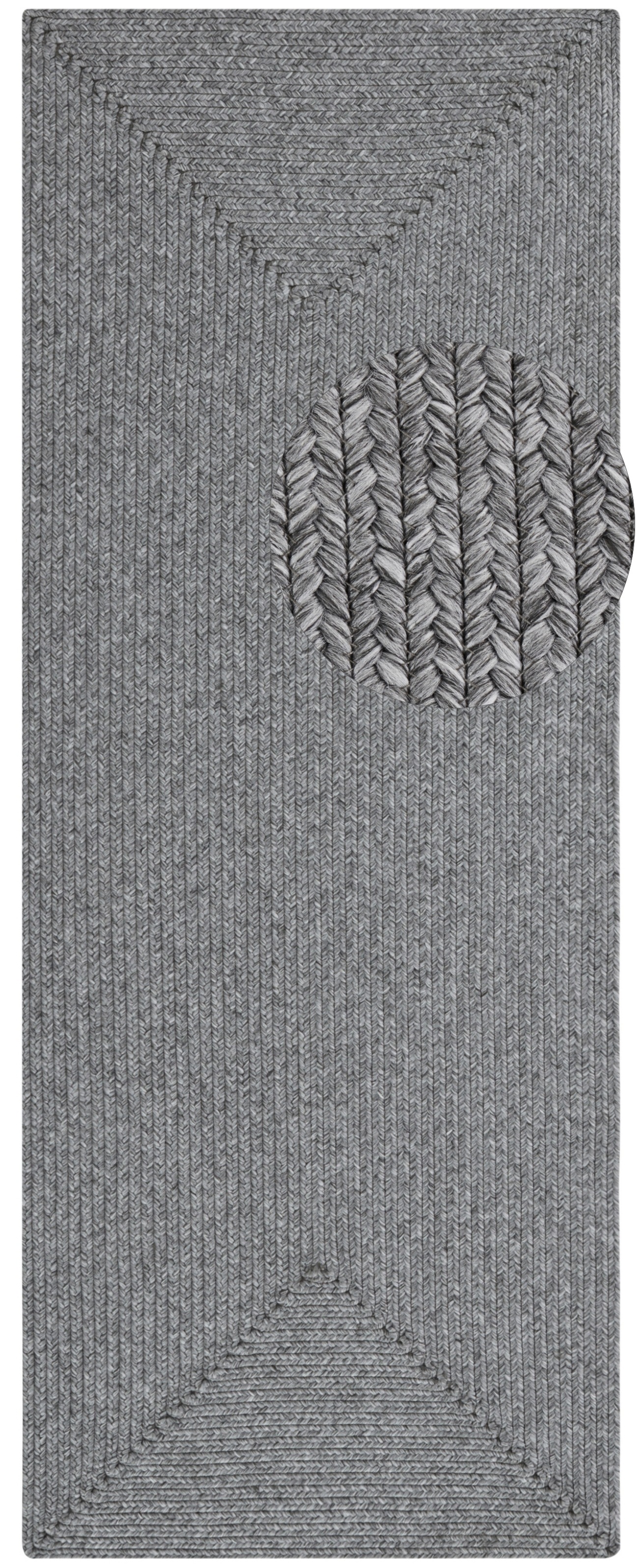 HANSE Home Teppich »Trenzado«, rechteckig, 10 mm Höhe, In- & Outdoor, Handmade-Look, Läufer, Wetterfest, Balkon, Wohnzimmer