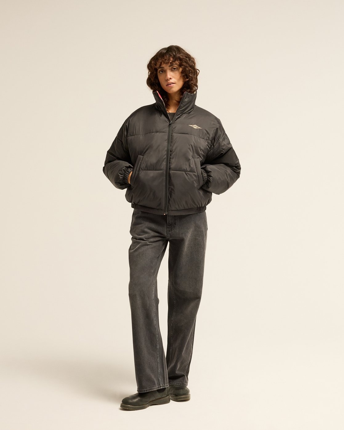 Billabong Veste matelassée »COZY PUFFER« sans capuche avec col montant