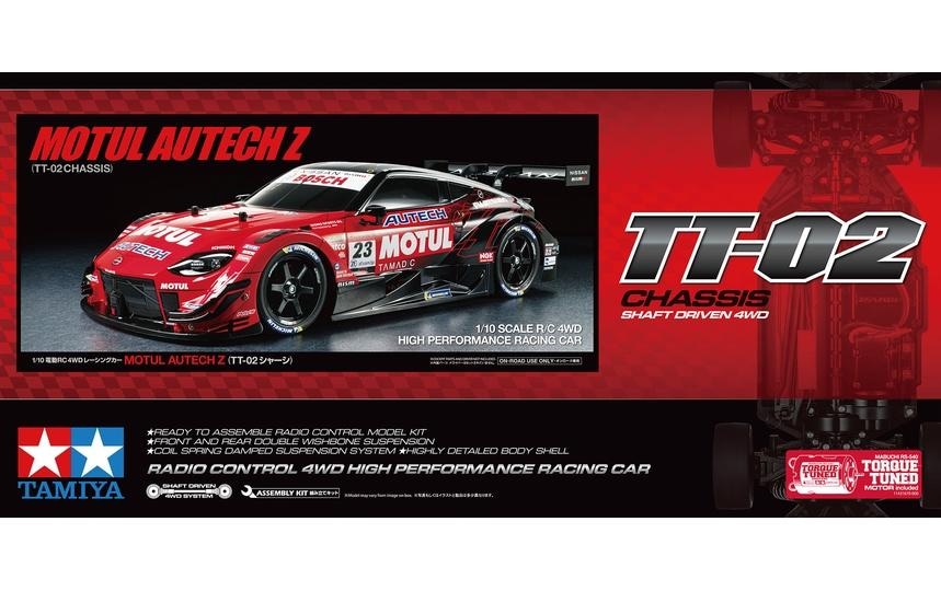 Tamiya RC-Auto »Motul Autech Z TT-02 Bausatz«
