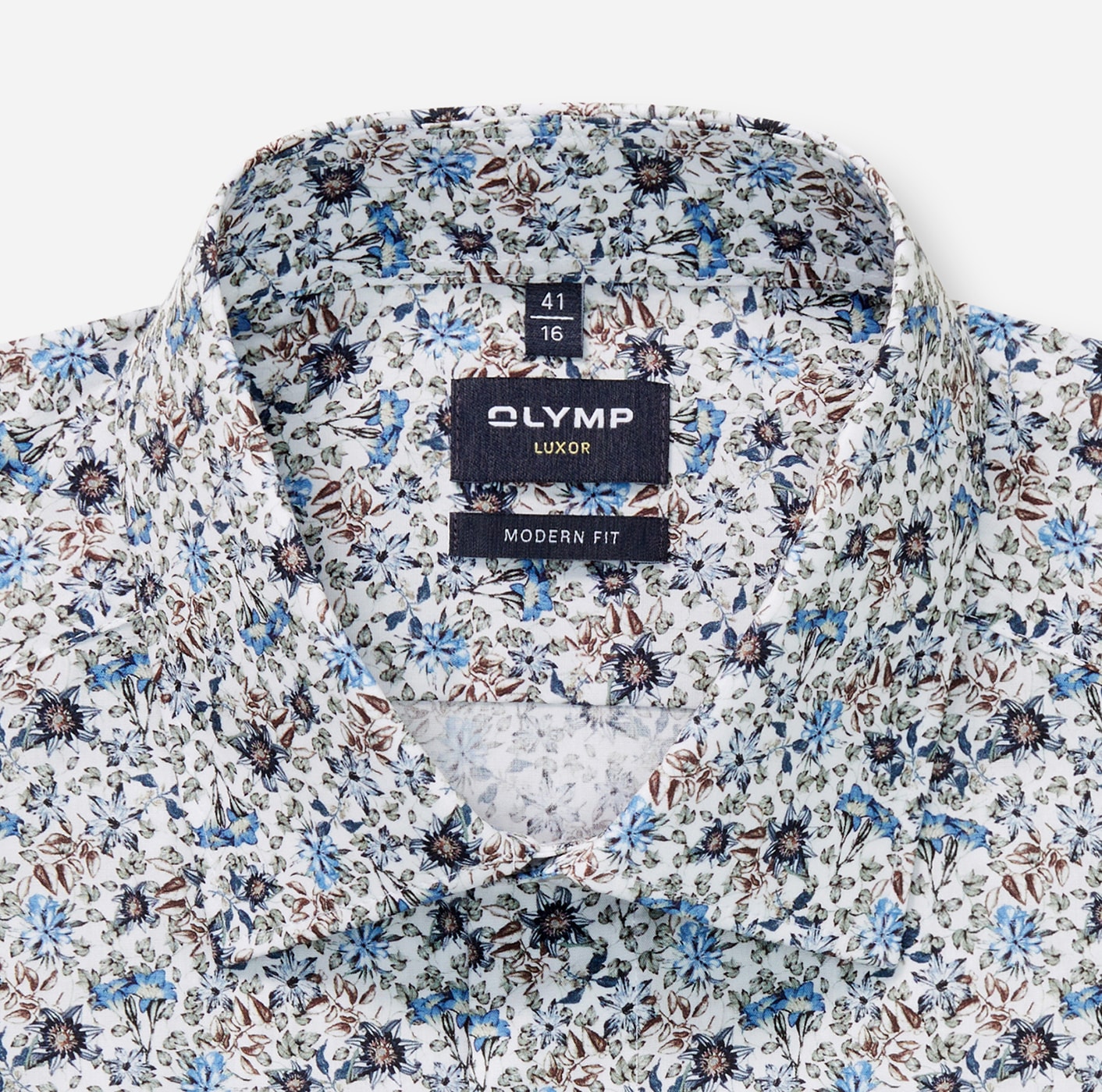 OLYMP Chemise à manches longues »Luxor modern fit« Modern Fit, Businesshemd, New-Kentkragen, gemustert