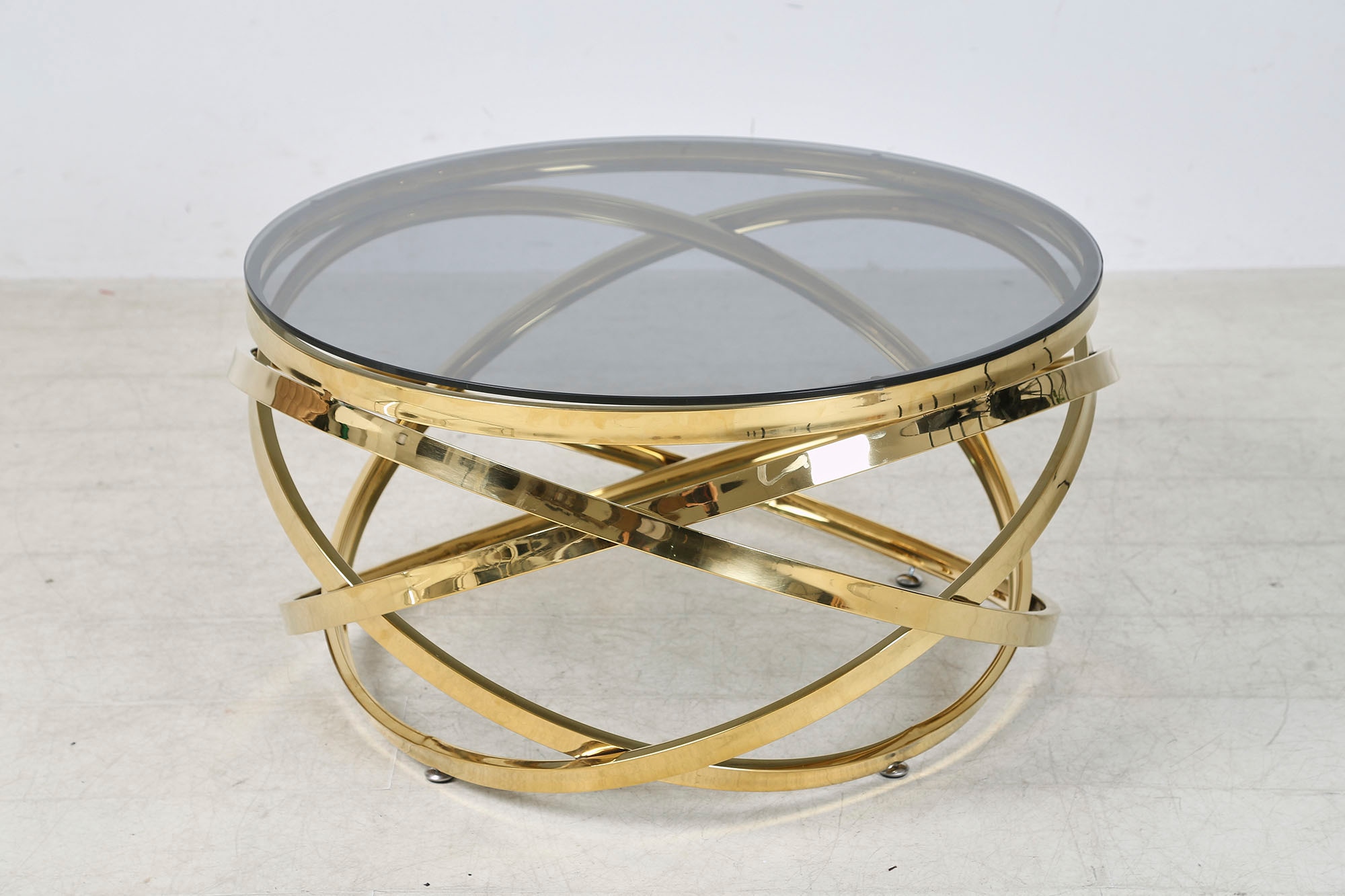 Image of SalesFever Couchtisch "mit Design-Gestell in Stainless Steel für stilvolles Wohnen" Gestell gefertigt aus rostfreiem Edelstahl