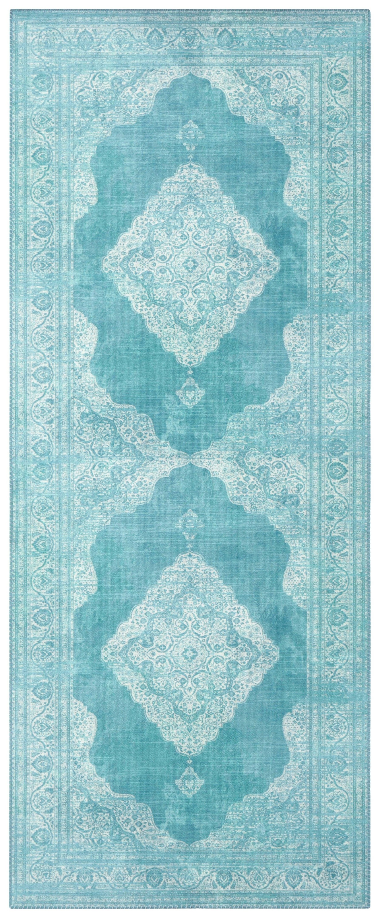 Image of NOURISTAN Läufer »Carme«, rechteckig, 5 mm Höhe, Klassischer Teppich, Orient Optik, Vintage Design, Gekettelt, Wohnzimmer, Schlafzimmer, Robust, Pflegeleicht bei Ackermann Versand Schweiz