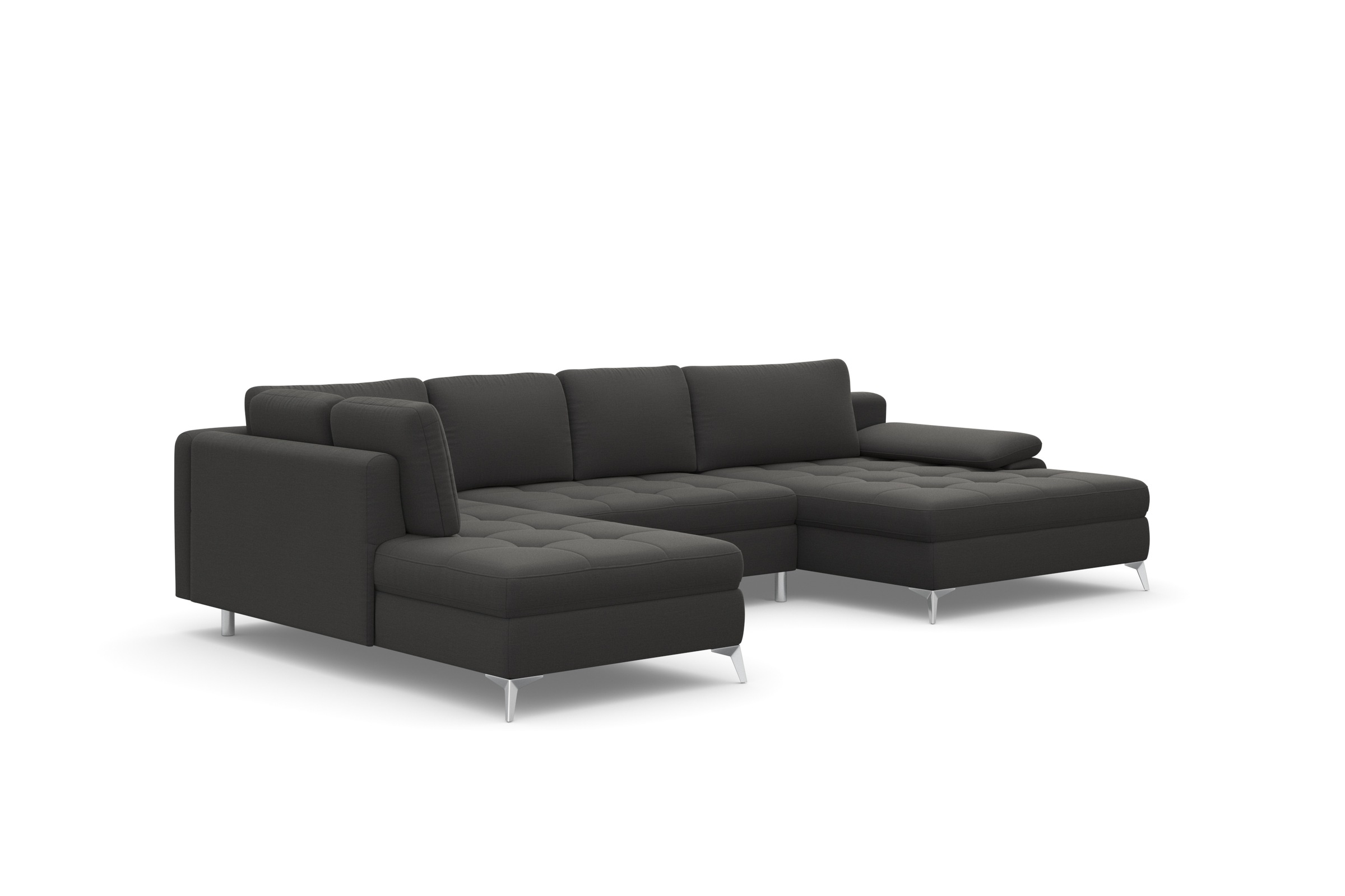sit&more Wohnlandschaft »Latigo U-Form«, mit Mega-Recamiere, wahlweise mit Bettfunktion und Bettkasten