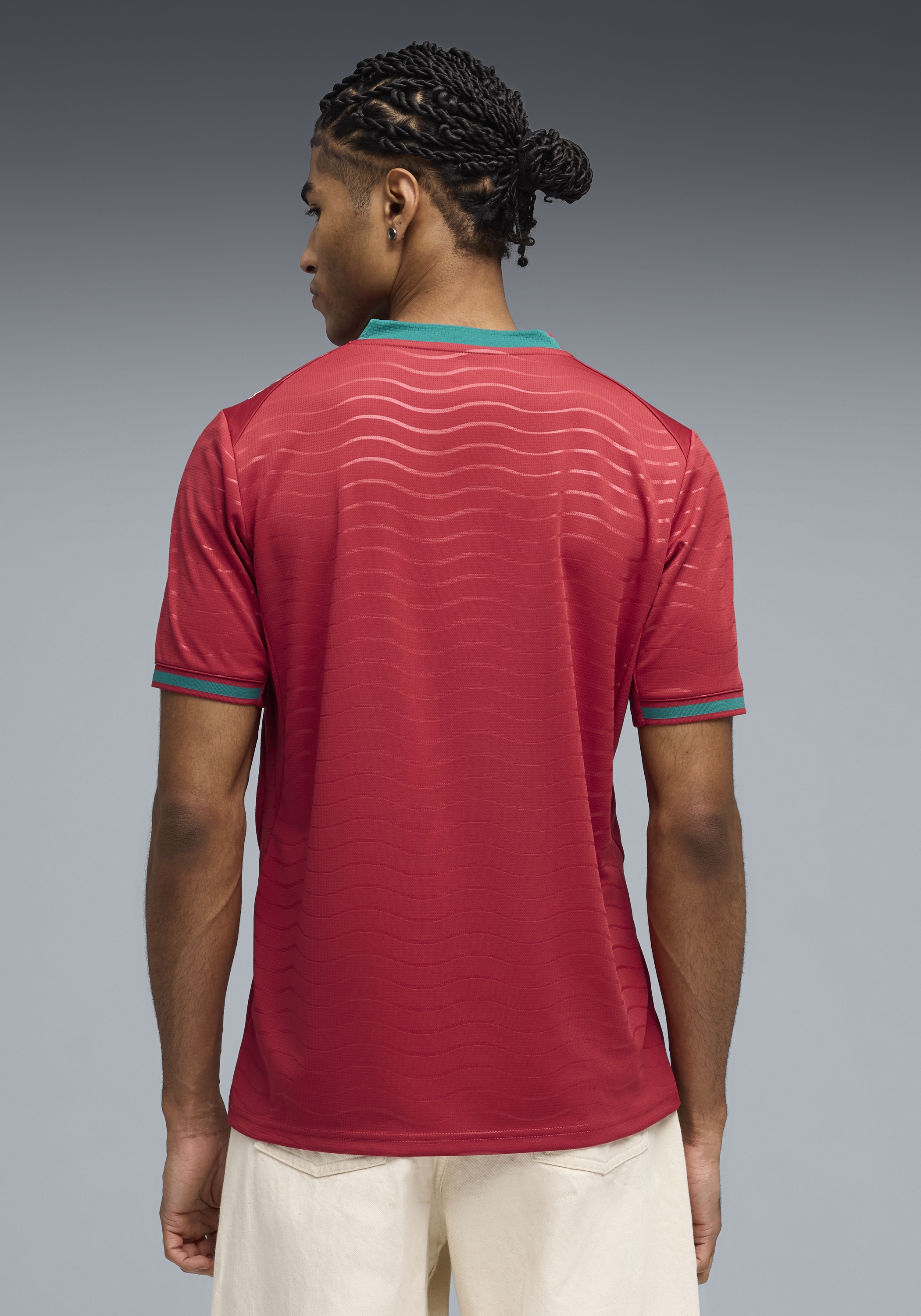 PUMA Fussballtrikot »FPF HOME JERSEY REPLICA« Kurzarm-Design, Rundhalsausschnitt, mit DryCELL-Technologie