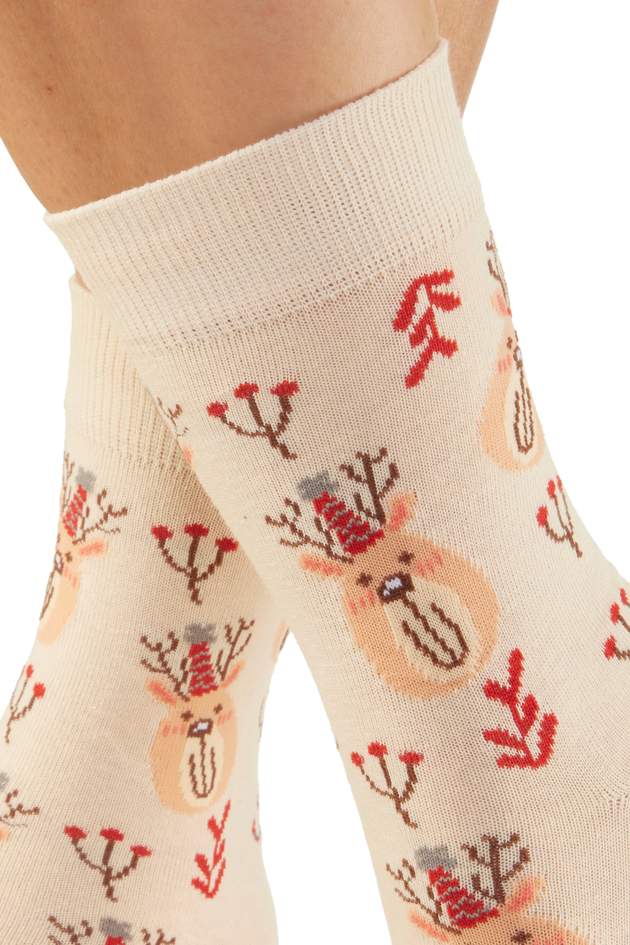 H.I.S Chaussettes basiques Packung, 3 Couple tlg. mit lustigen Weihnachtsmotiven