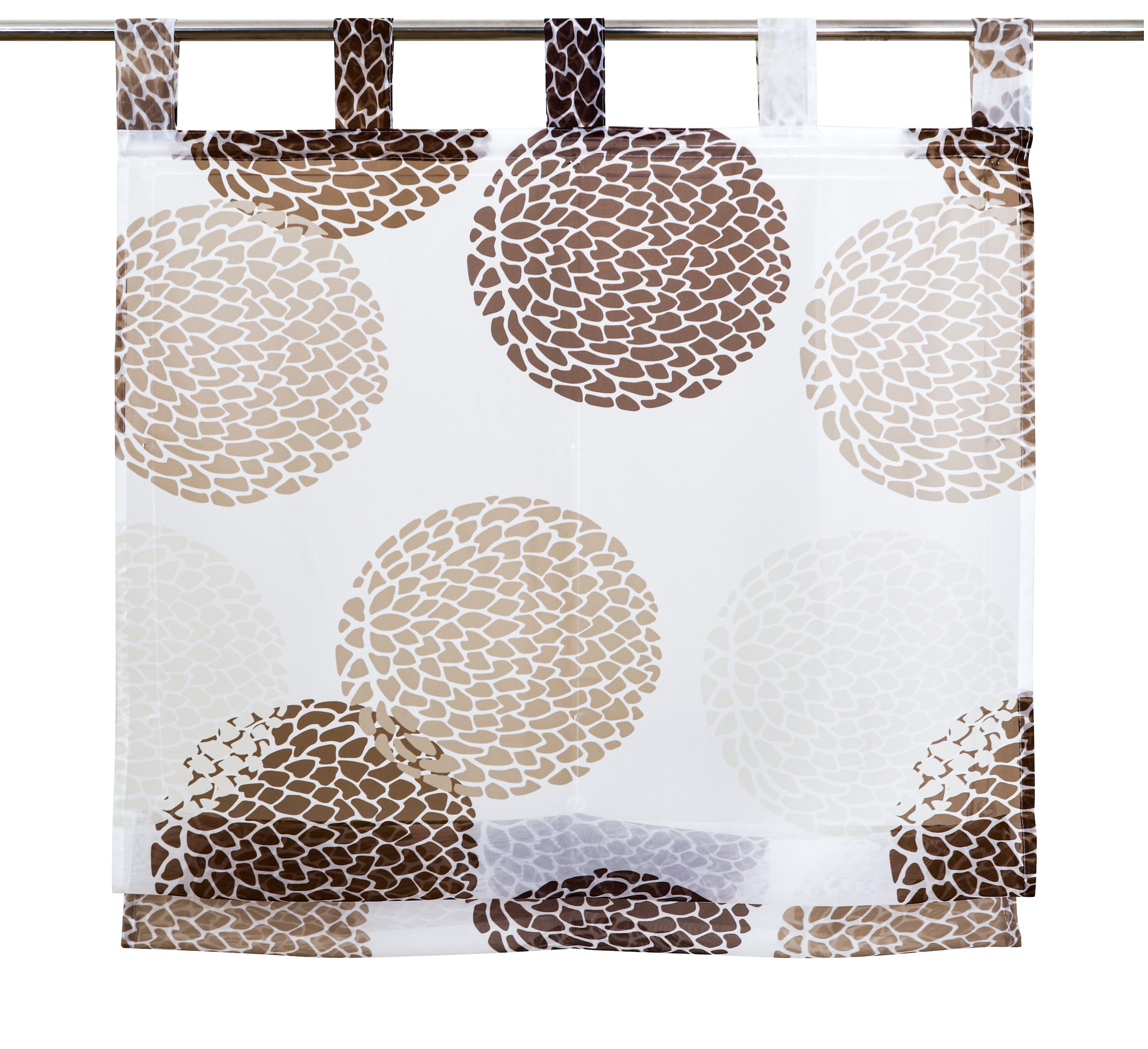 GOODproduct Paroi japonaise »Belem« mit Boucles Transparent, voile, polyester