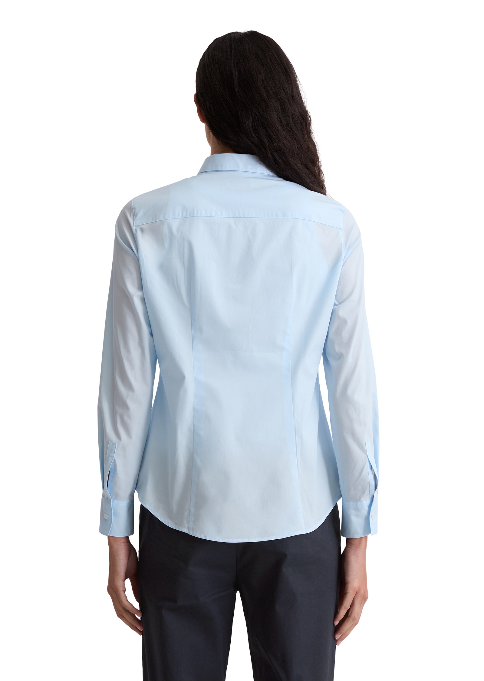 Marc O'Polo Hemdbluse »Blouse, kent collar, long sleeved, slim fit, classic style,«