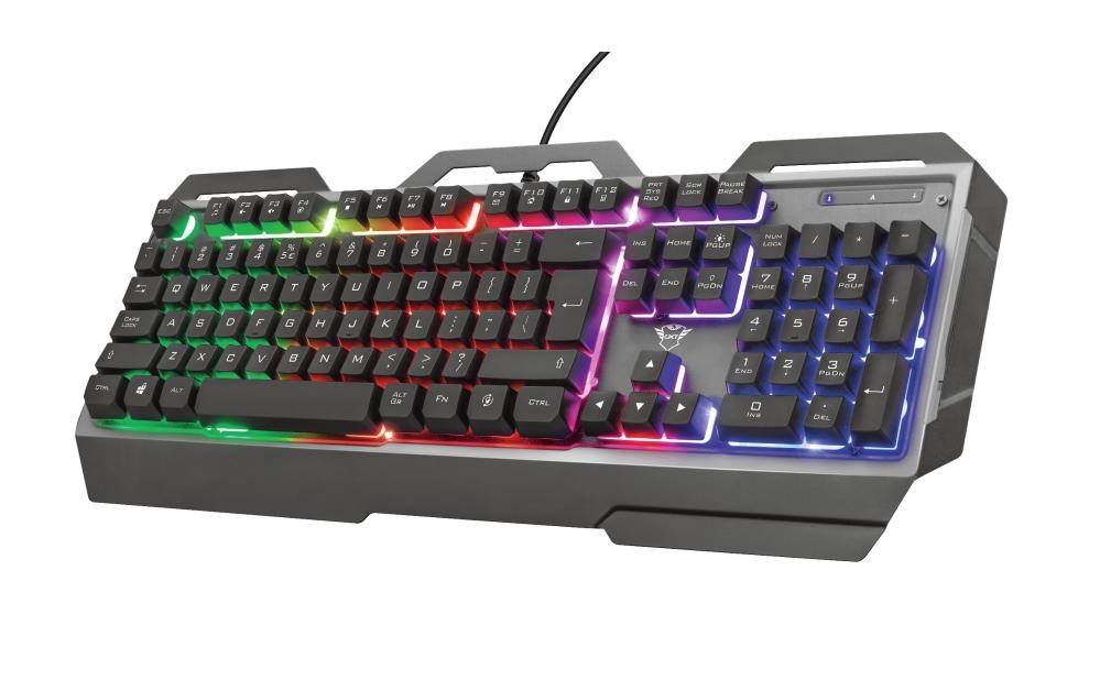 Trust Gaming-Tastatur »GXT 856 Torac QWERTZ (CH) Layout«, (Ziffernblock)