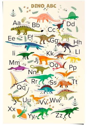 Poster »Dino ABC«