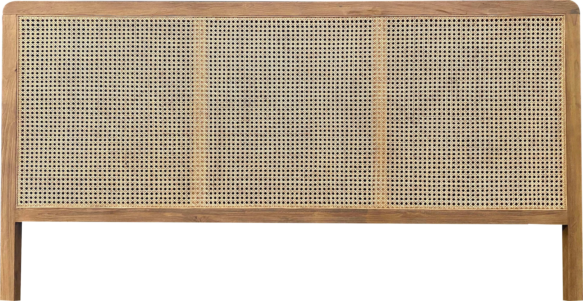 SIT Kopfteil »Rattan Wiener Geflecht 200 cm Wandmontage Natur Bett« Rattan Kopfteil Wiener Geflecht 200 cm im Natur Boho Design