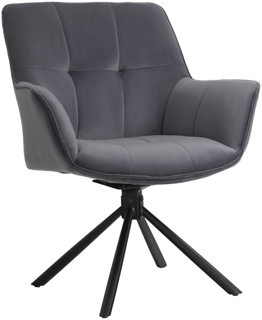 OTTO home Drehstuhl "Lika" () 2er Set, 360 Grad Drehfunktion, Samtpolsterung