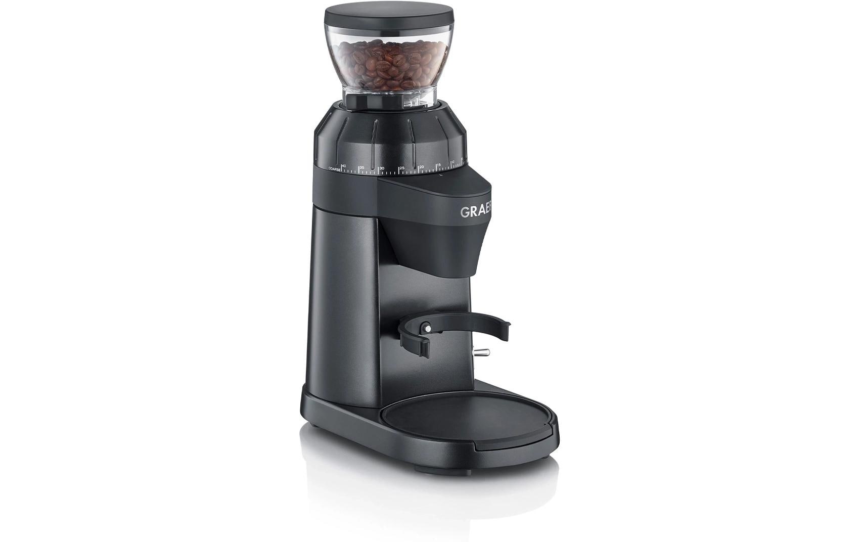 Graef Kaffeemühle »CM8002 Schwarz matt«, 128 W, Kegelmahlwerk, Ausstattung: Display, Einstellbarer Mahlgrad