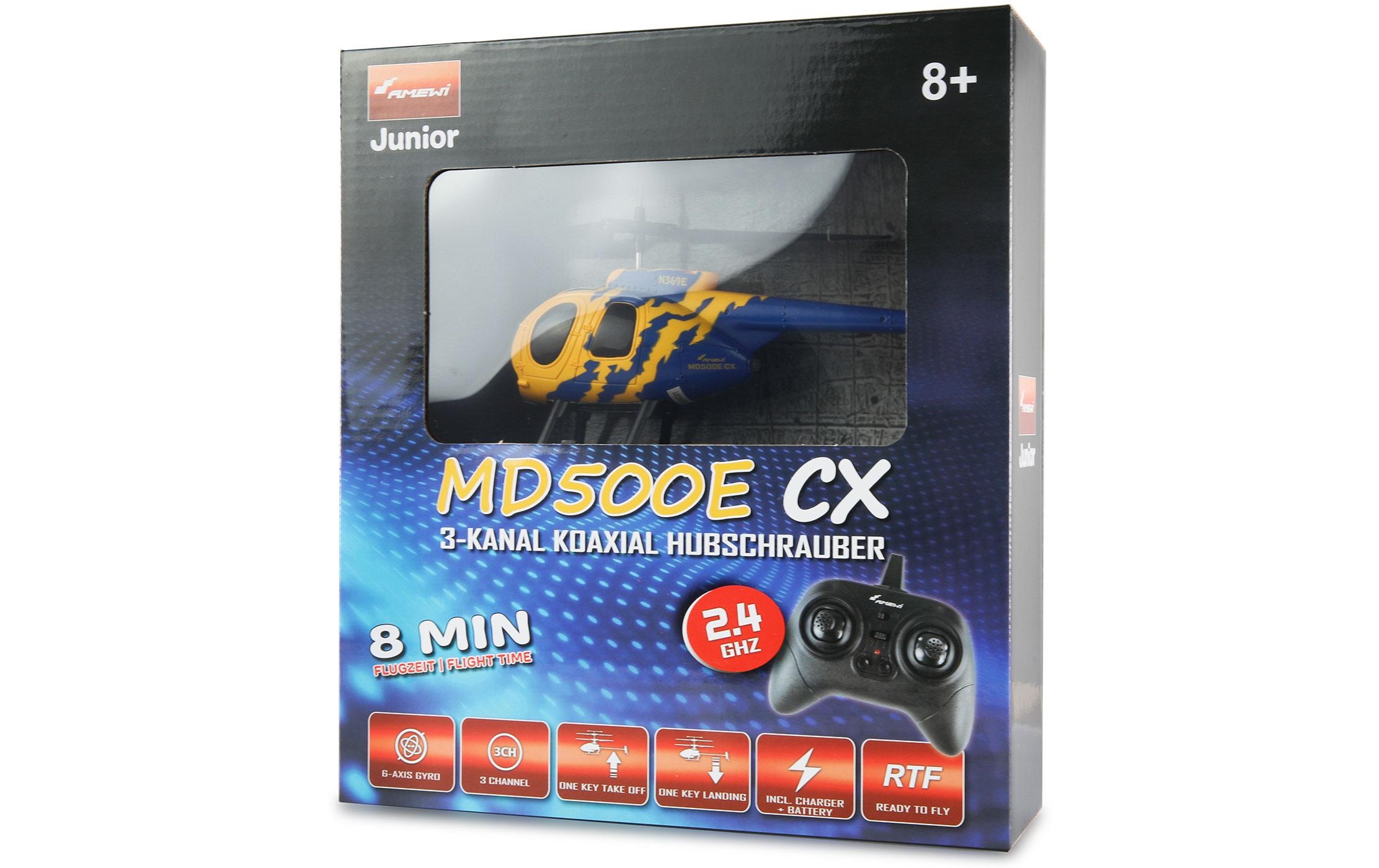 Amewi RC-Helikopter »MD500E CX Koaxial 3-Kanal,«
