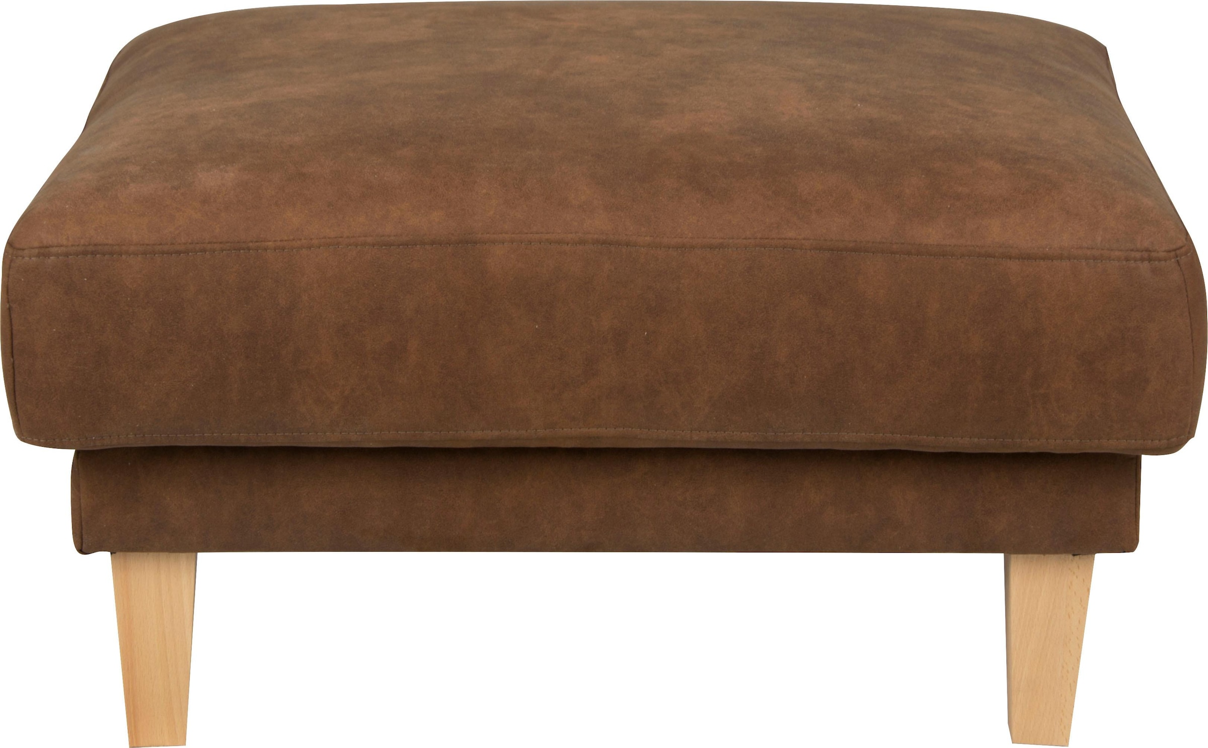 Home affaire Polsterhocker »TRIPLO passend zur Serie, Masse B/T/H: 82/72/46 cm«, mit Wellenunterfederung, in hochwertiger Verarbeitung