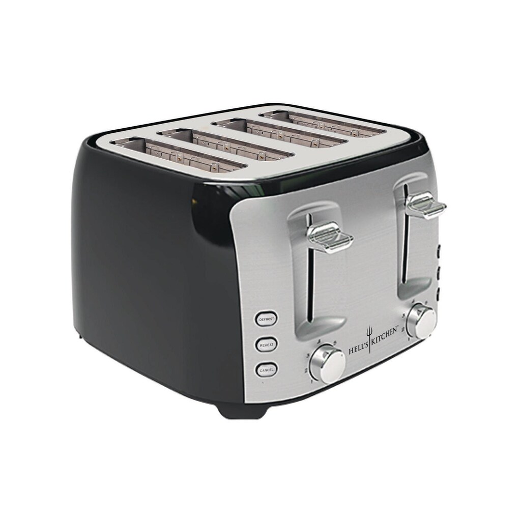 ohmex Toaster »Hells Kitchen Toaster 2244TWIN«, für 4 Scheiben, 1400 W