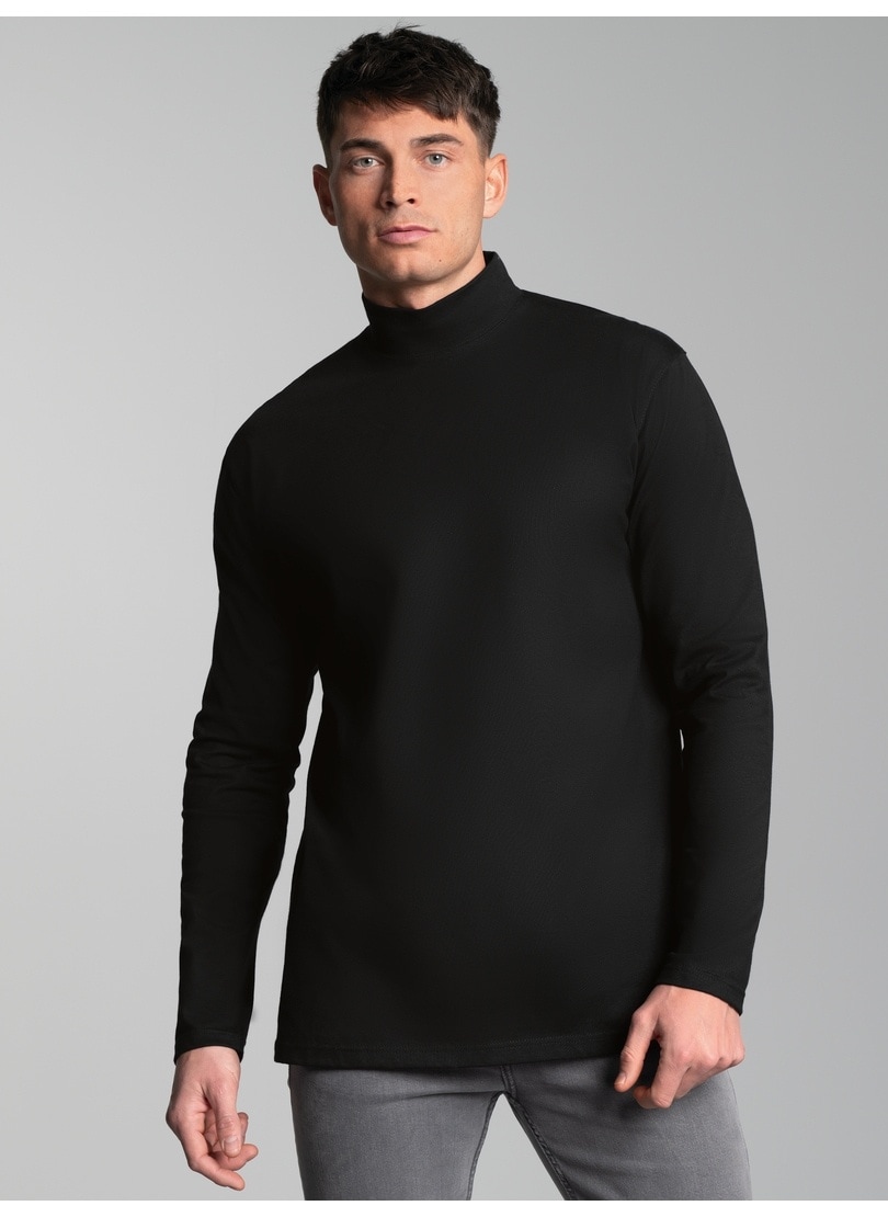 Image of Trigema Longsleeve "TRIGEMA Langarm Shirt mit Stehkragen" 1 Stk.