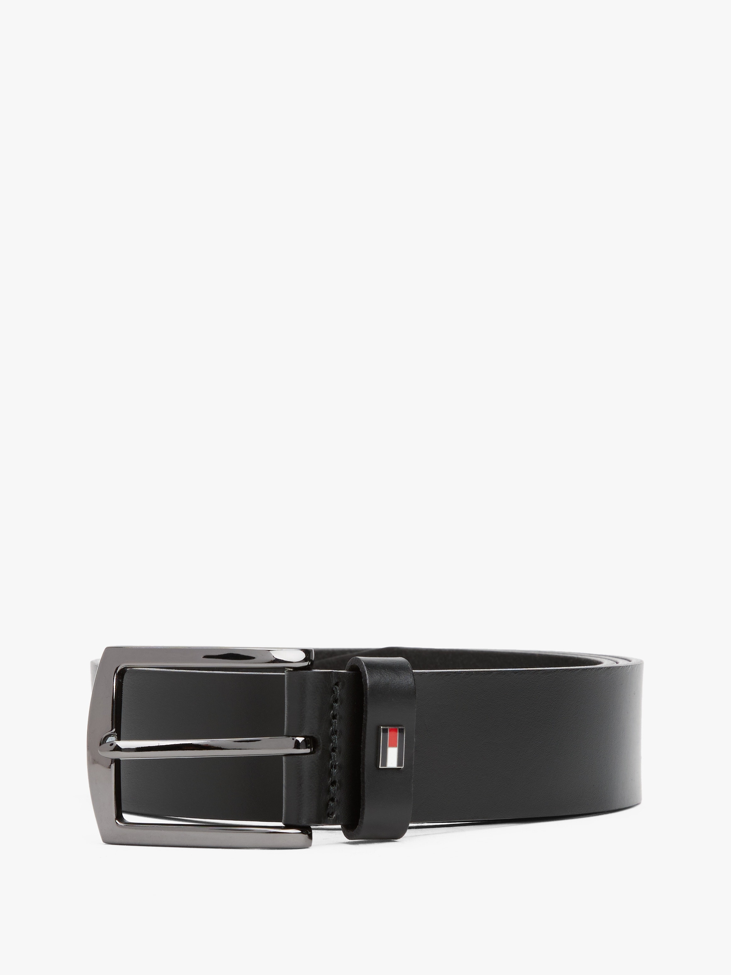 Tommy Hilfiger Ledergürtel »DENTON 3.5 EXT«, Einfachdornschliesse, Metalllogo