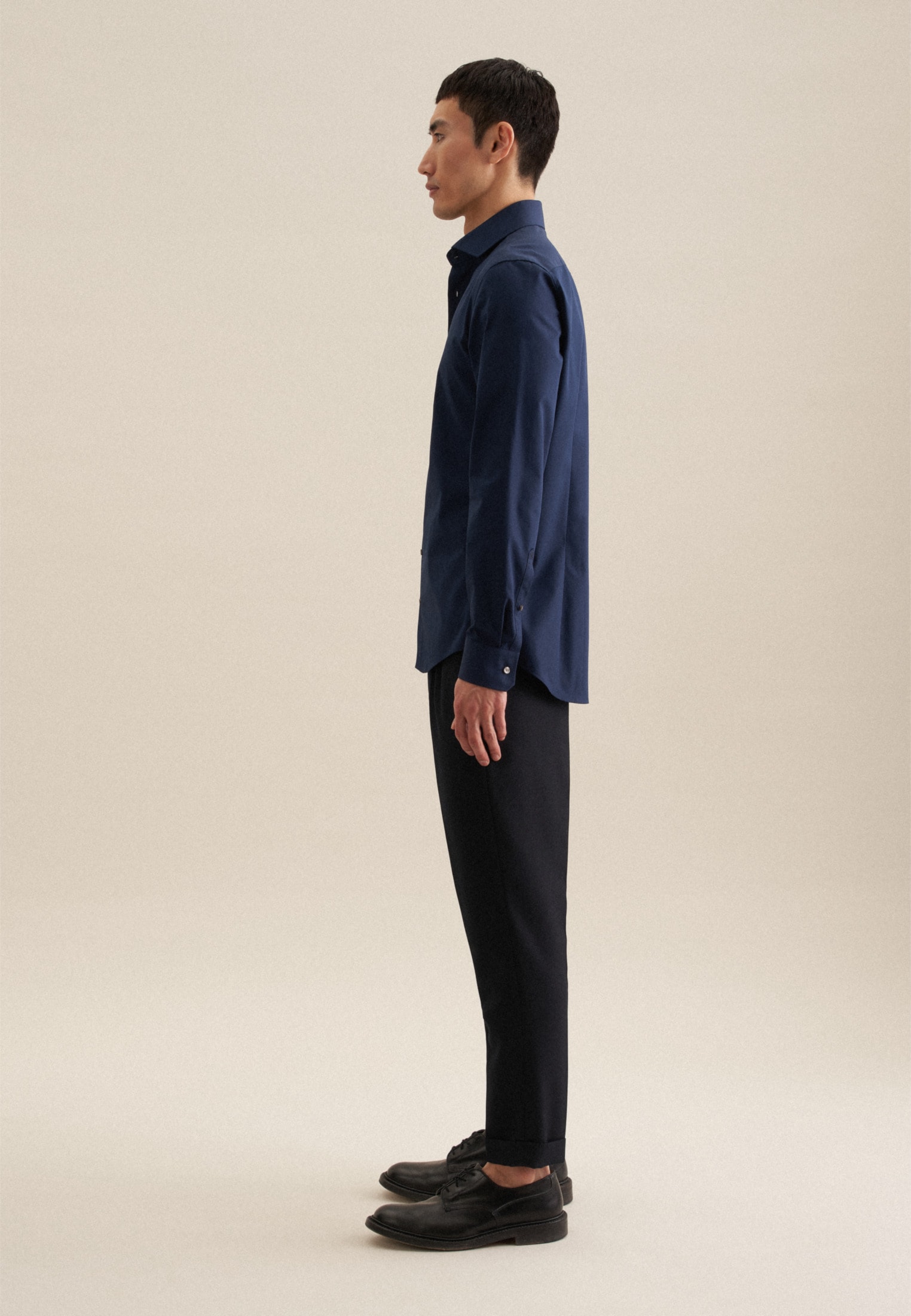 seidensticker Businesshemd »Schwarze Rose« Slim 1/1 Kentkragen