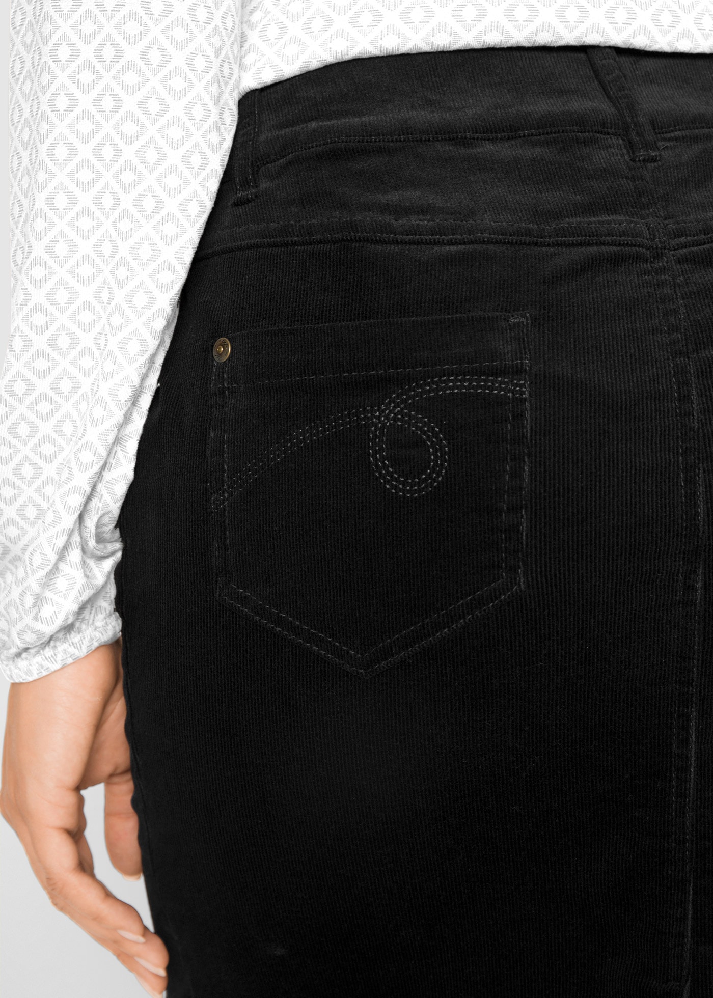 bonprix Cordrock »Stretch-Cordrock« Stretch-Cordrock