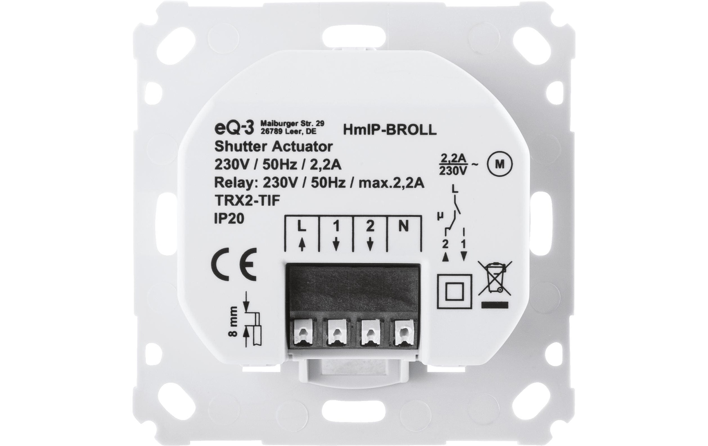 Homematic IP Capteur »für Markenschalter«