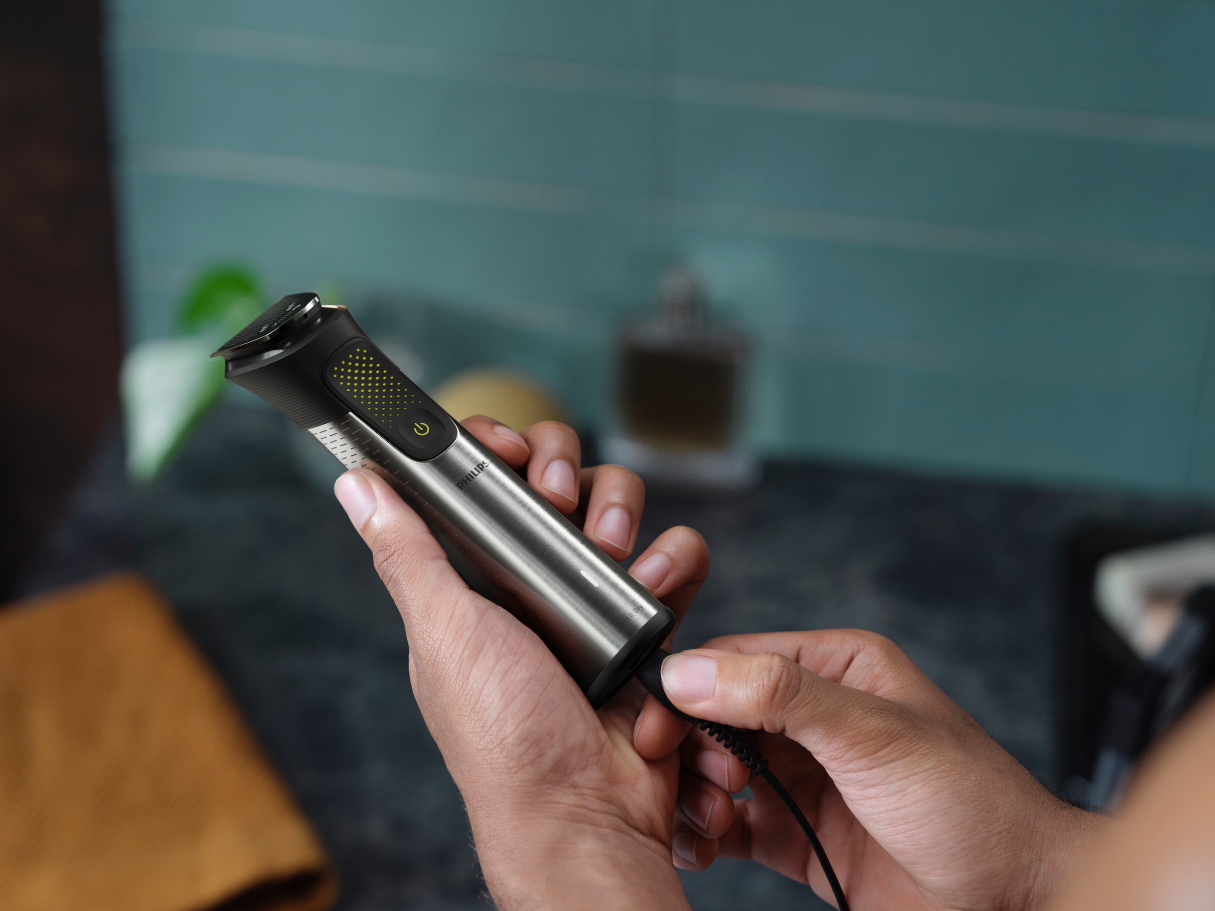 Philips Multifunktionstrimmer »Series 9000 MG9553/15«, 20 Aufsätze, All-in-One Trimmer, 20-in-1 für Gesicht, Körper und Kopfhaare