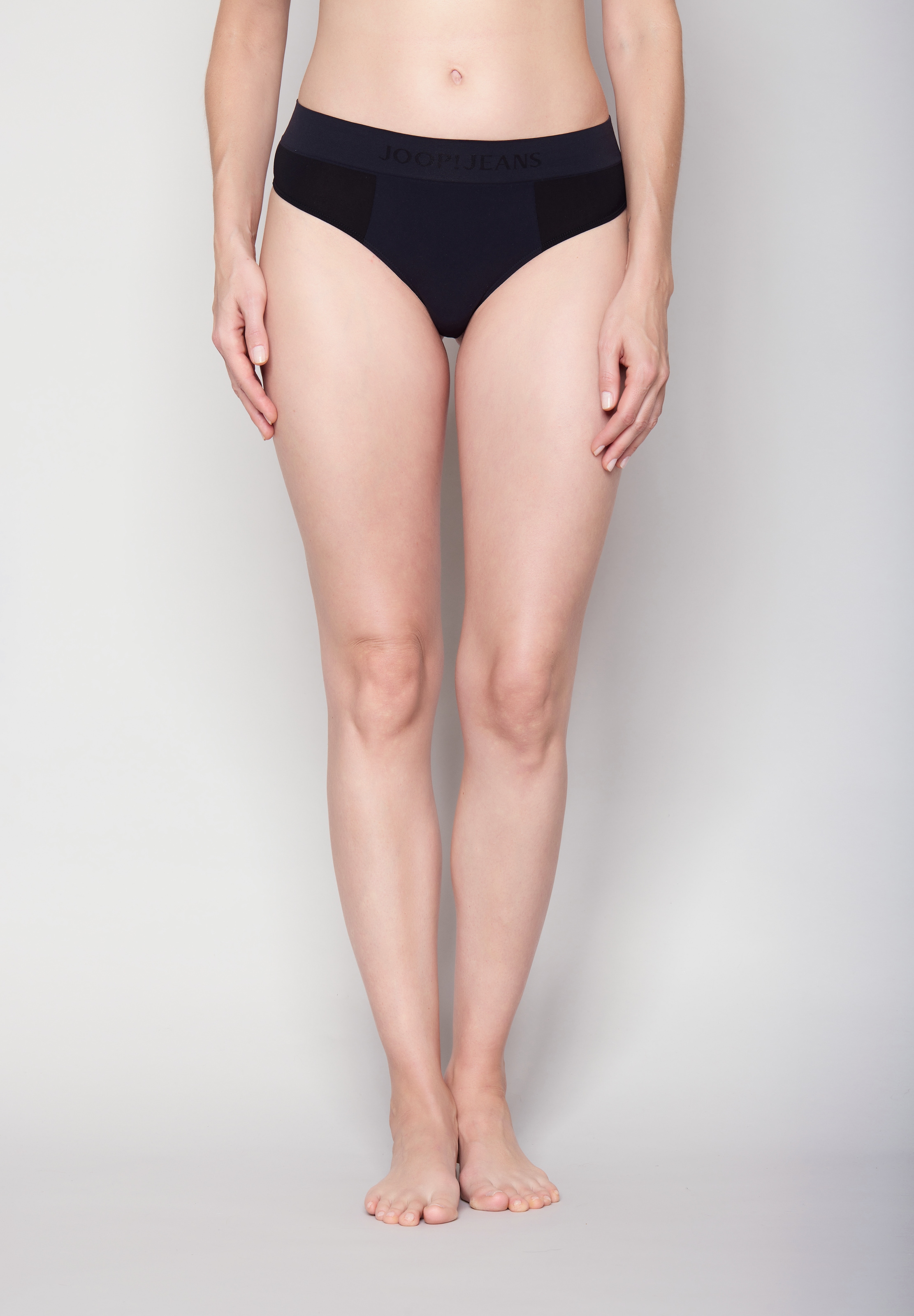 JOOP! Jeans Tanga »Seam Free« 2er Pack,  mit elastischem Logobund, Mesh-Einsätze