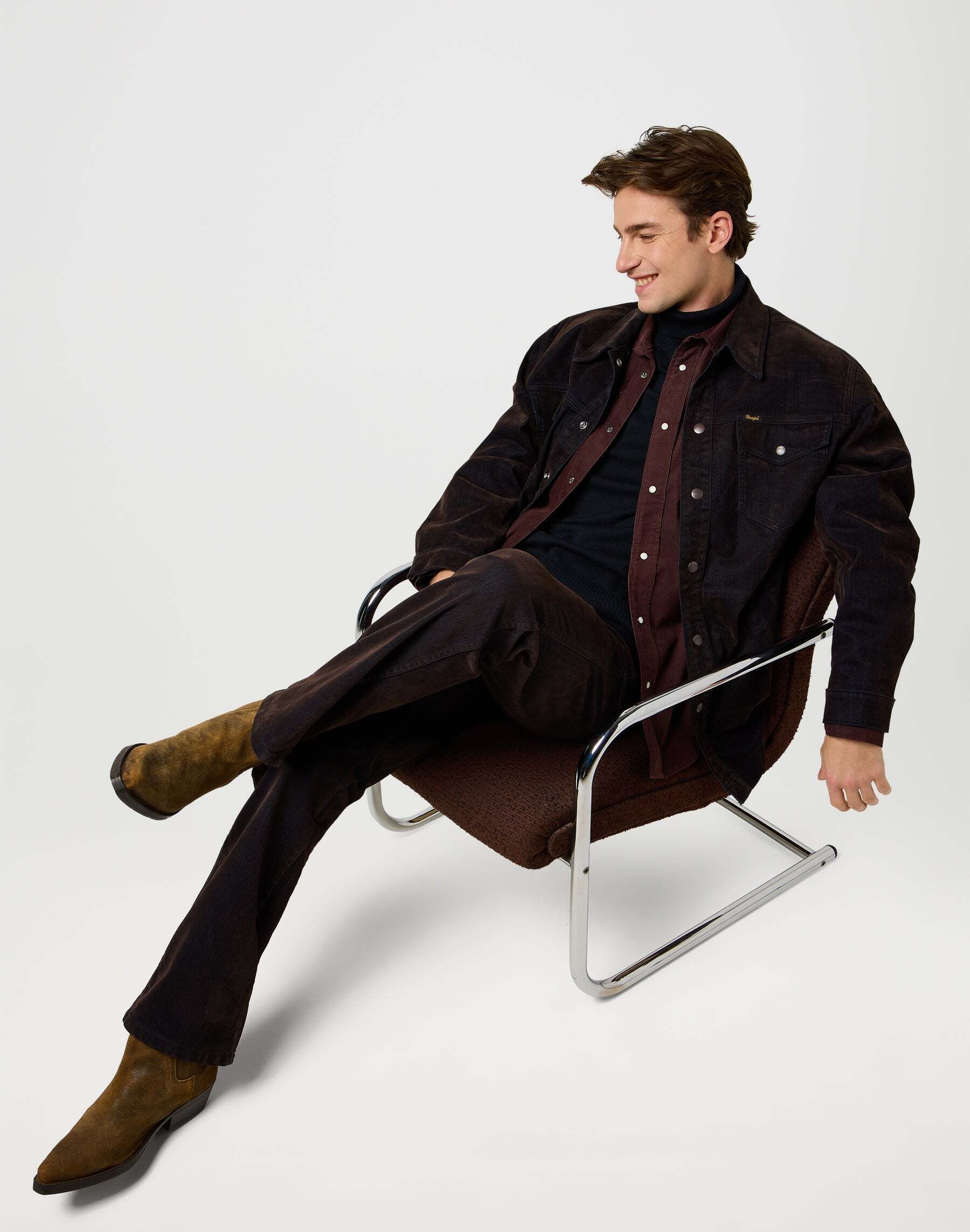 Wrangler Langarmhemd »WRANGLER Langarmhemd Western Cord Shirt«