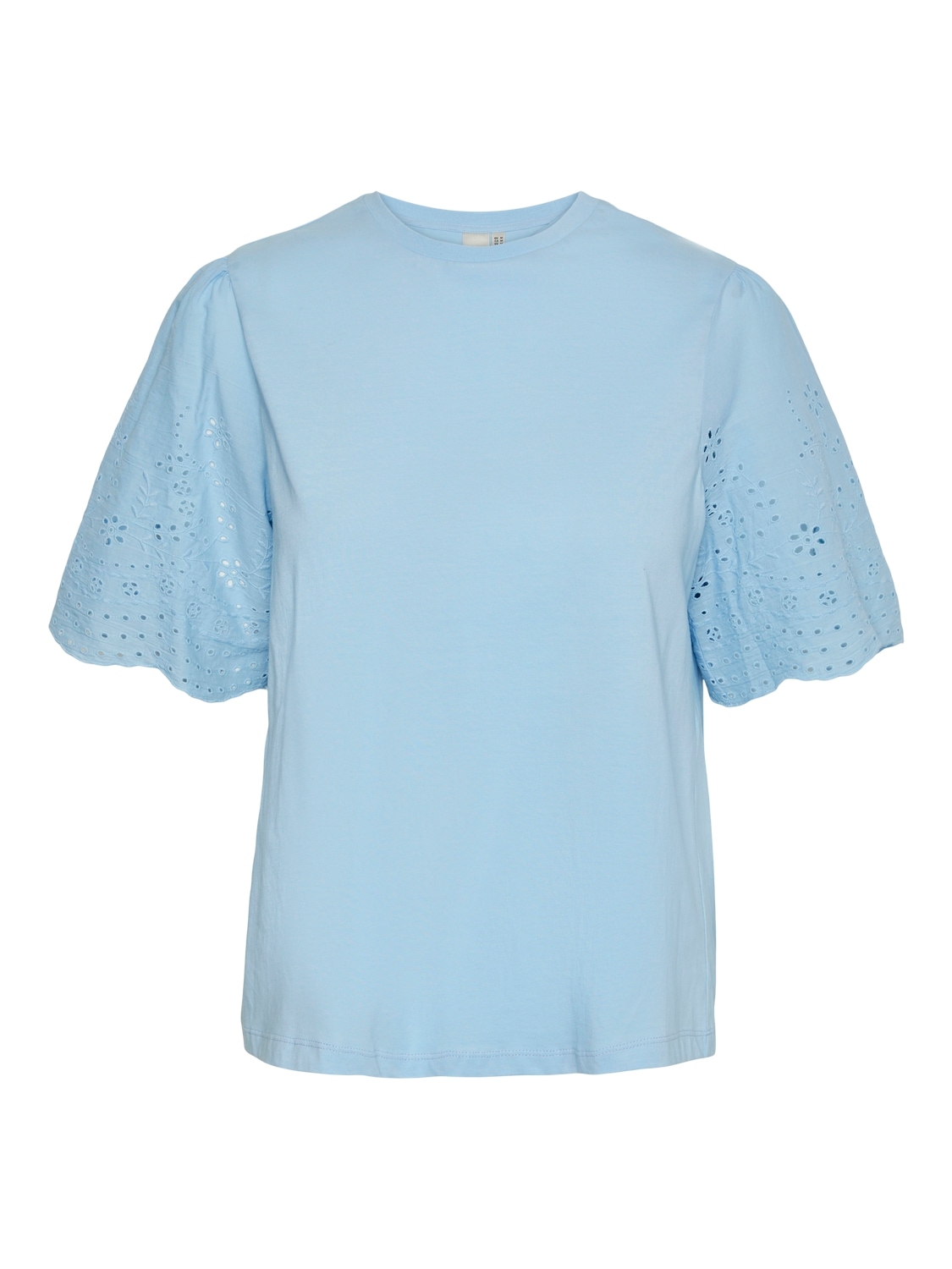 Y.A.S Kurzarmshirt »YASLEX SS TOP W. EMB SLEEVES S. NOOS« mit Lochstickerei