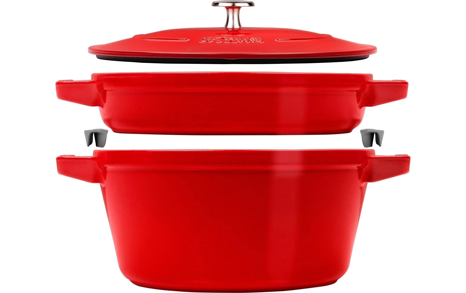 Image of STAUB Bräter "Cocotte 3-teilig, 24 cm, 6,1 l" Set