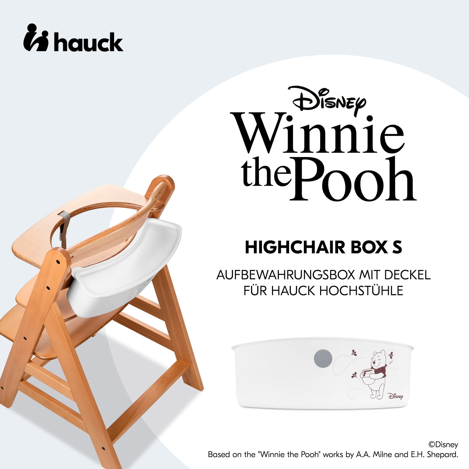 Hauck Aufbewahrungsbox »Highchair Box S, Disney Pooh White« für Hochstühle