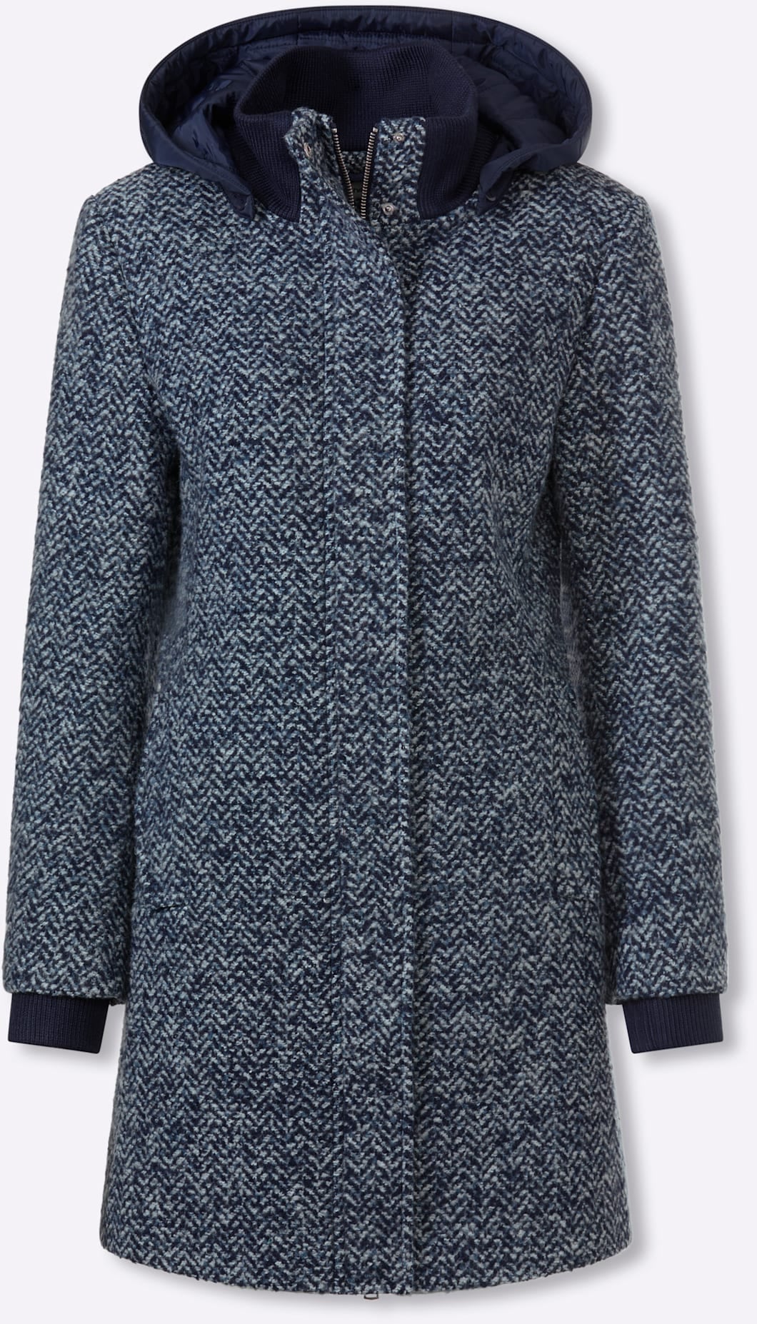 heine Veste longue avec capuche