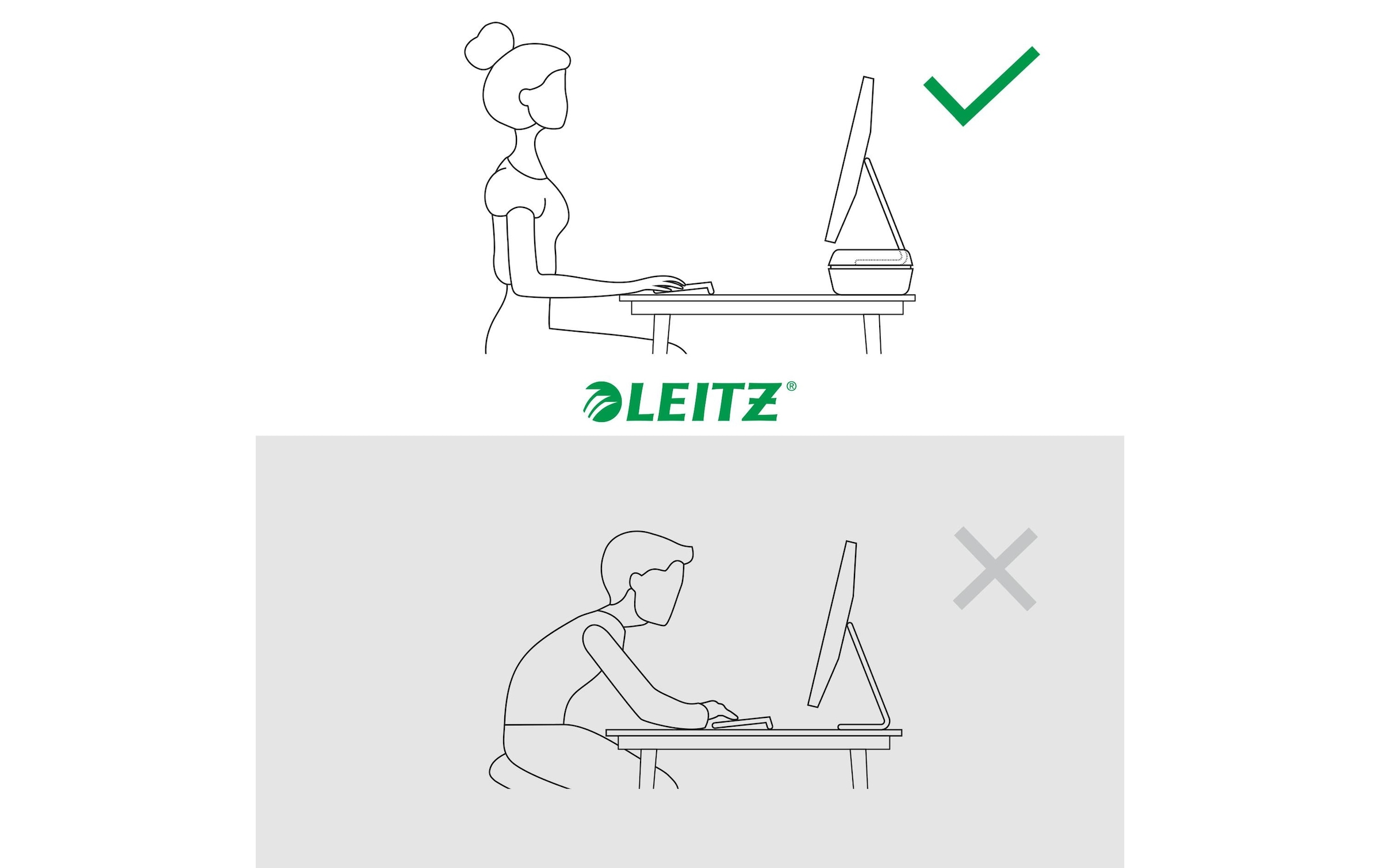 LEITZ Support TV »verstellbarer Monitorständer«