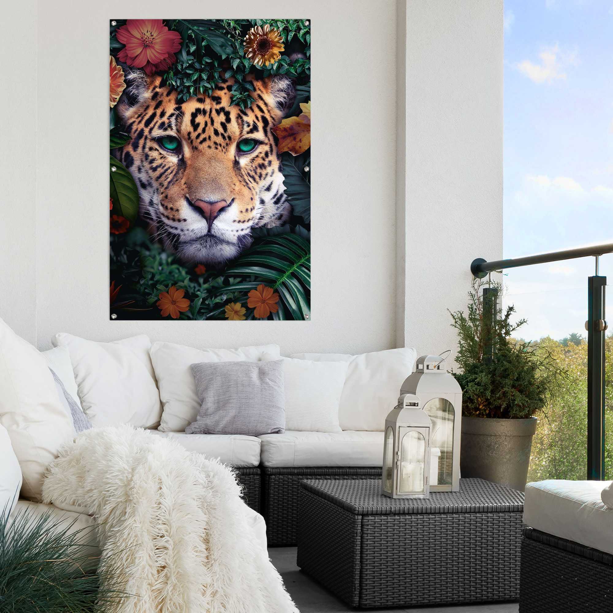 ♕ Reinders! Poster »Leopard«, leichtes und wasserfestes Gartenposter für  den Ausseneinsatz versandkostenfrei auf