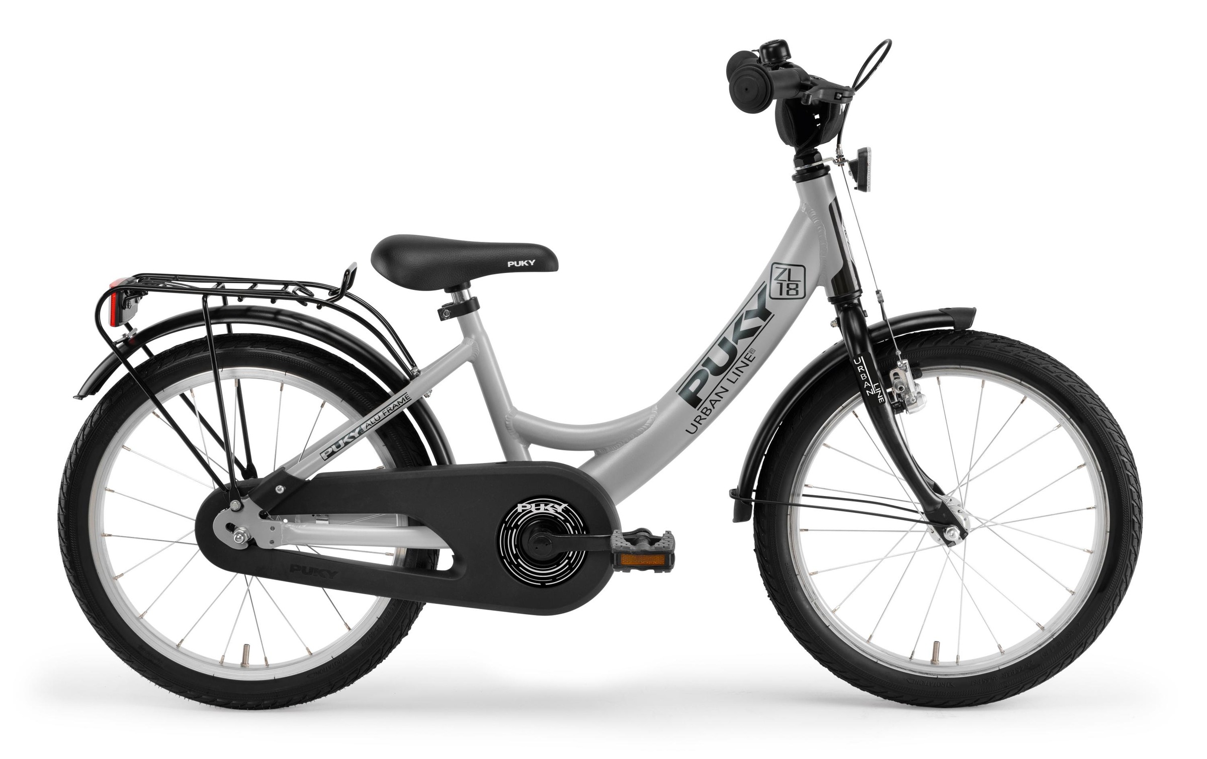 Image of Puky Kinderfahrrad »ZL 18-1 Alu Grau«, Handbremse, Höhenverstellbarer Sitz, Pedalen bei Ackermann Versand Schweiz