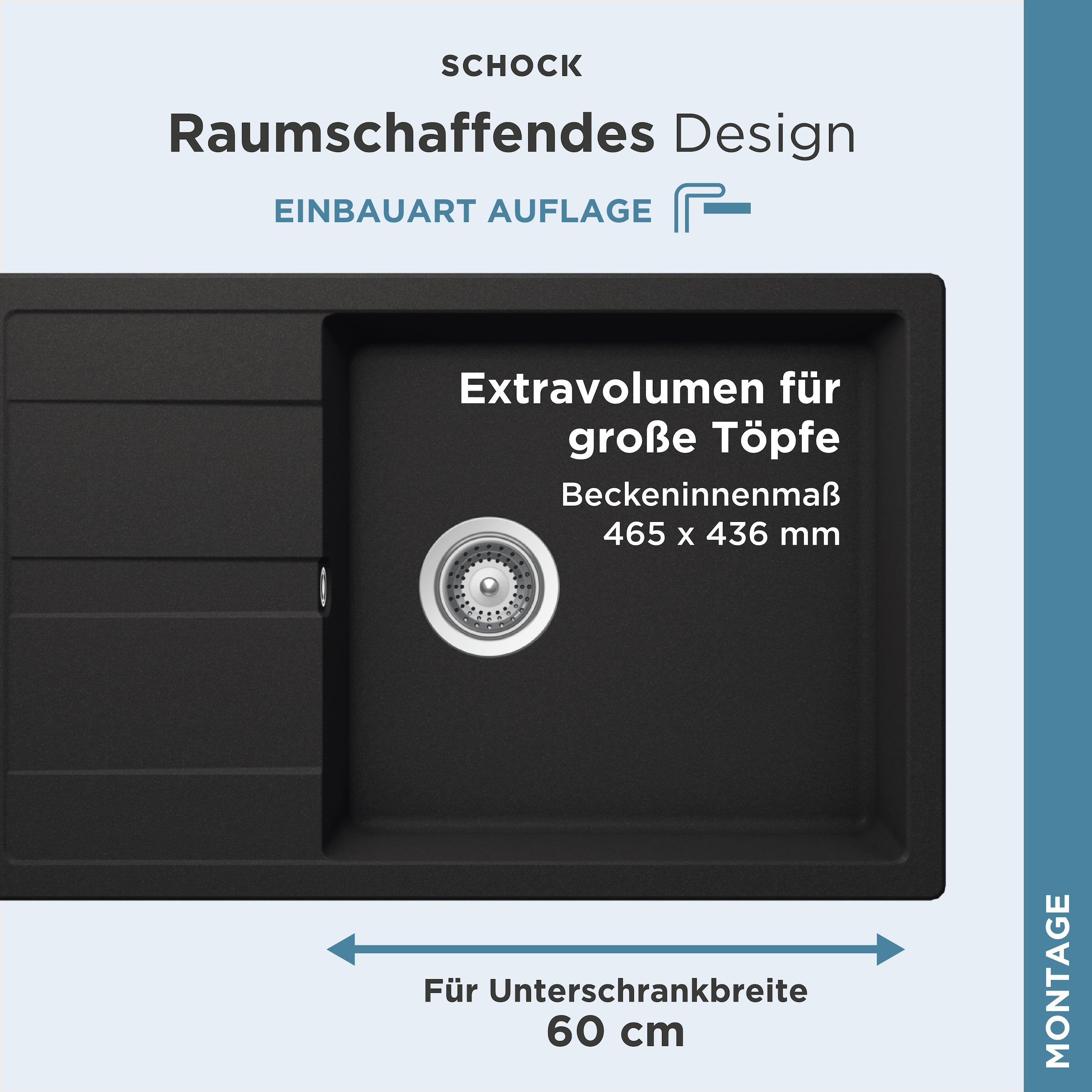 Schock Granitspüle »Manhattan D-100LS«