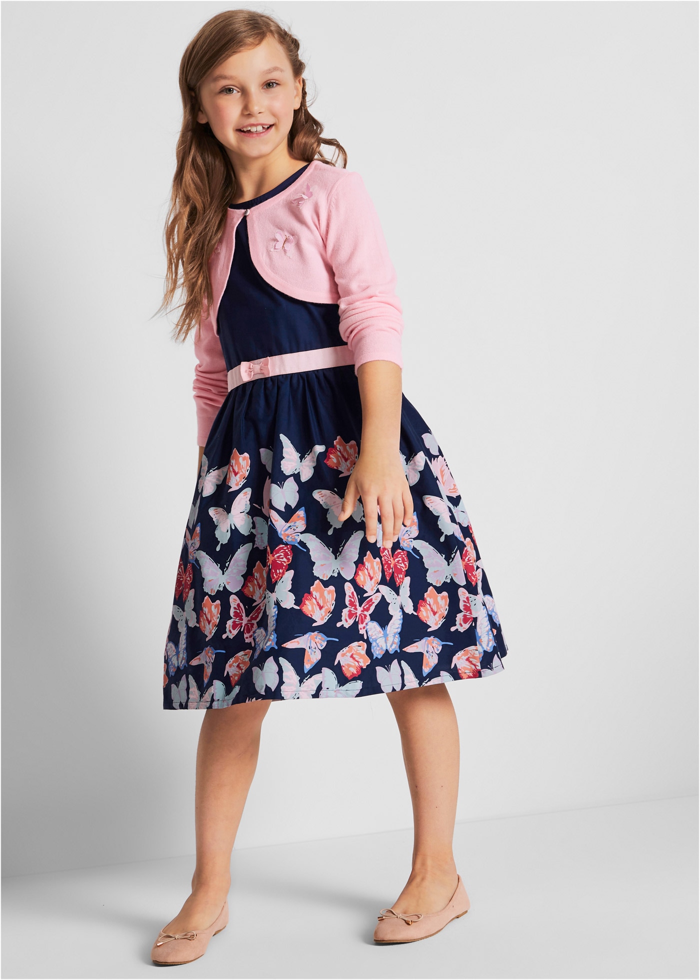 bonprix Bolero , Strickbolero mit Schmetterlings-Applikationen
