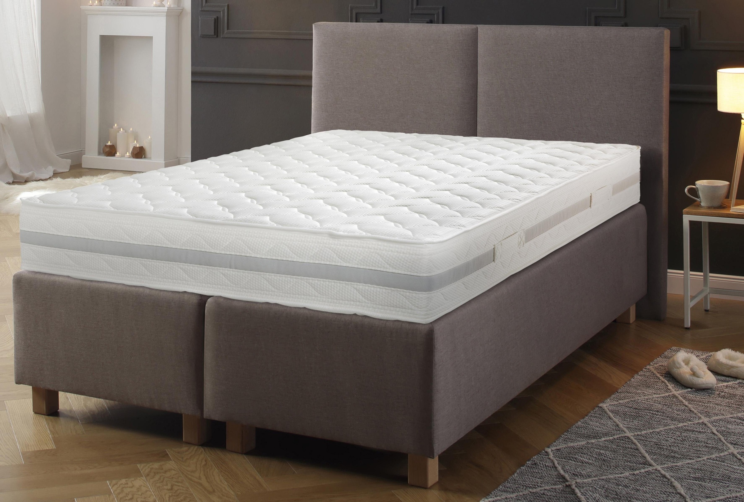 Breckle Northeim Kaltschaummatratze »Novum Plus«, 25 cm hoch, Raumgewicht: 55 kg/m³, (1 St.), atmungsaktive Matratze, 90x200 cm und weitere Grössen erhältlich