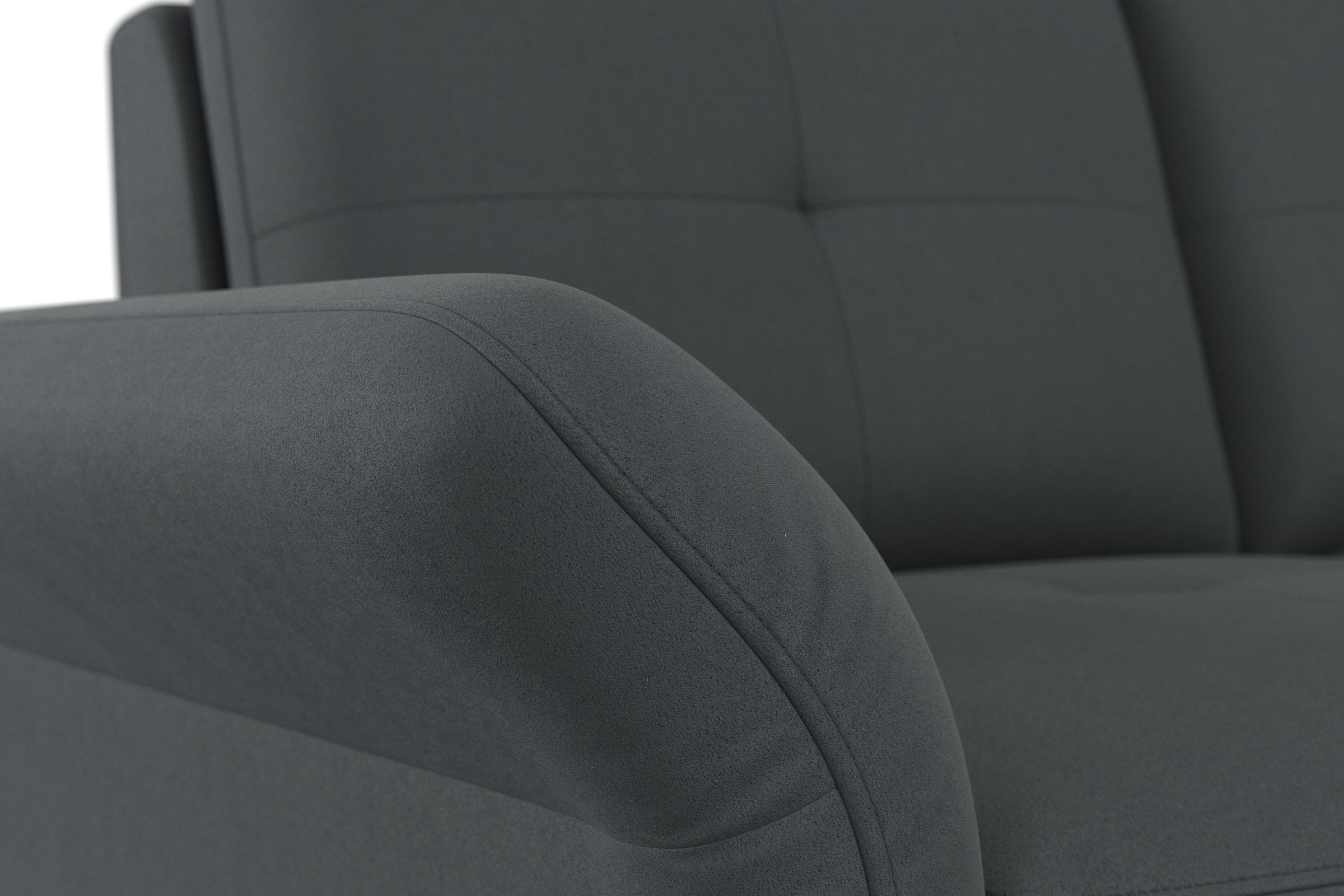 PLACES OF STYLE Ecksofa »Calando L-Form« wahlweise mit Bettfunktion , Bettkasten und Armteilfunktion