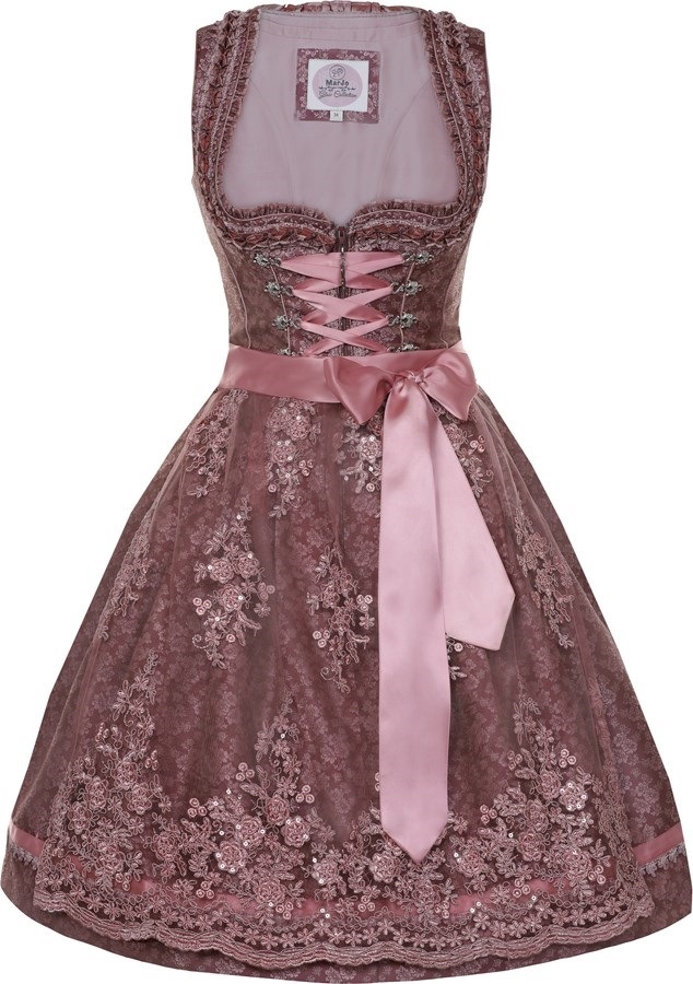 Image of MarJo Dirndl, (2 tlg.), Damen, midi in edler Brokatoptik bei Ackermann Versand Schweiz